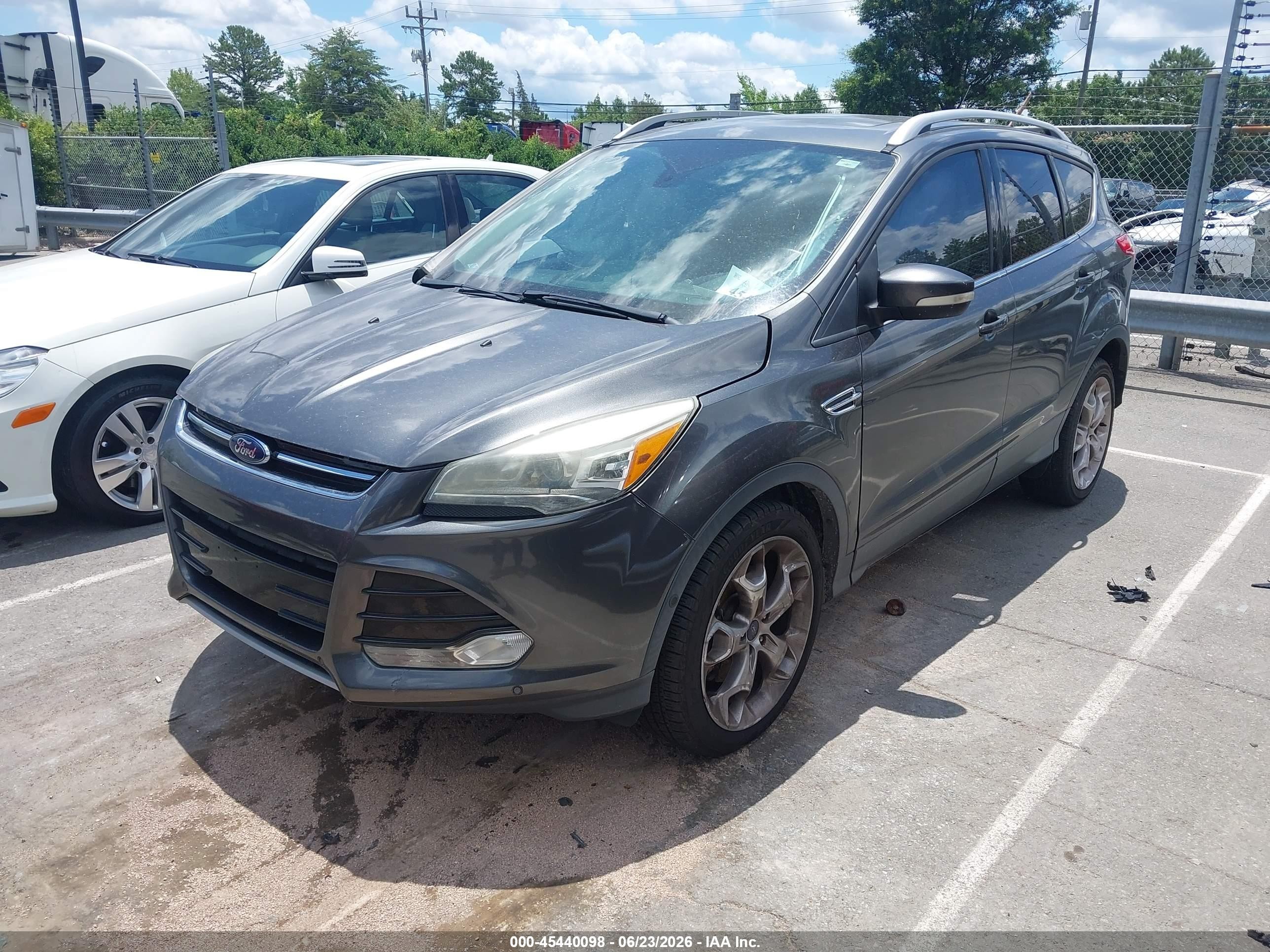 2015 Ford Escape Titanium Gray vin: 1FMCU0J95FUC88061