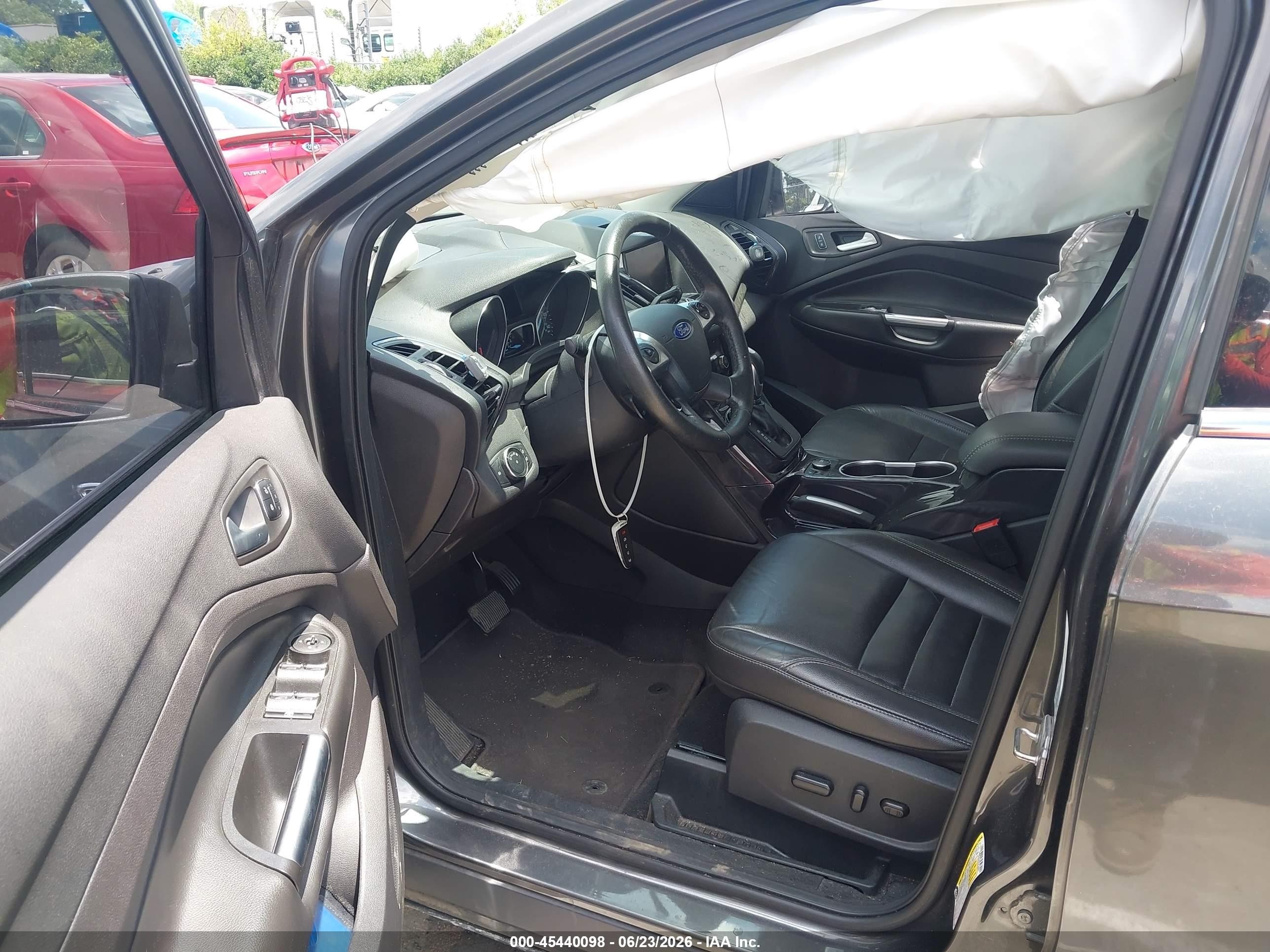 2015 Ford Escape Titanium Gray vin: 1FMCU0J95FUC88061