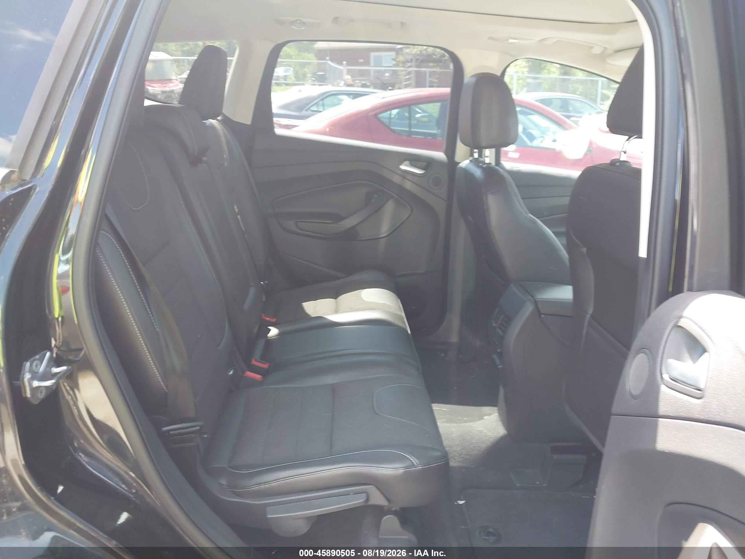 2013 Ford Escape Titanium Черный vin: 1FMCU0J96DUA32895