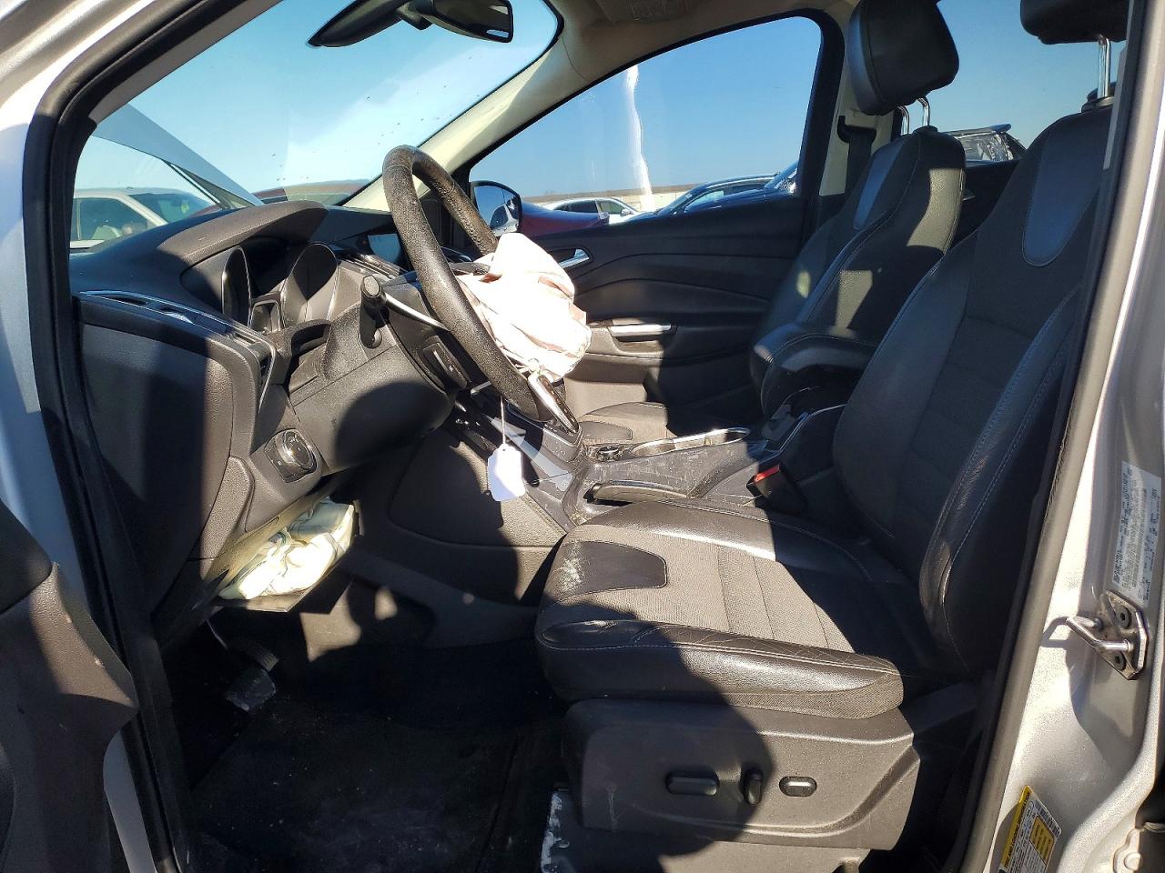 2013 Ford Escape Titanium Silver vin: 1FMCU0J96DUA78095