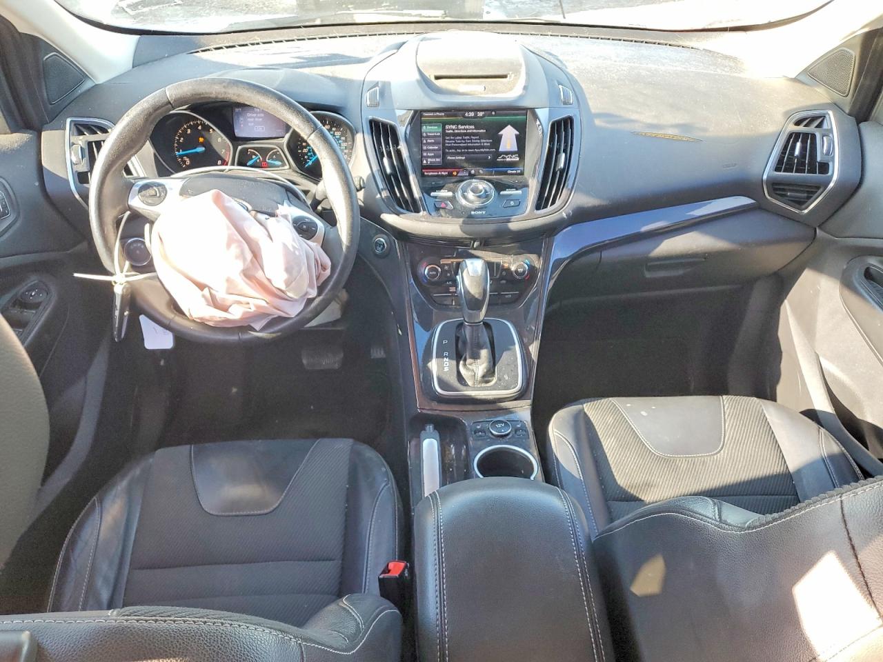 2013 Ford Escape Titanium Silver vin: 1FMCU0J96DUA78095