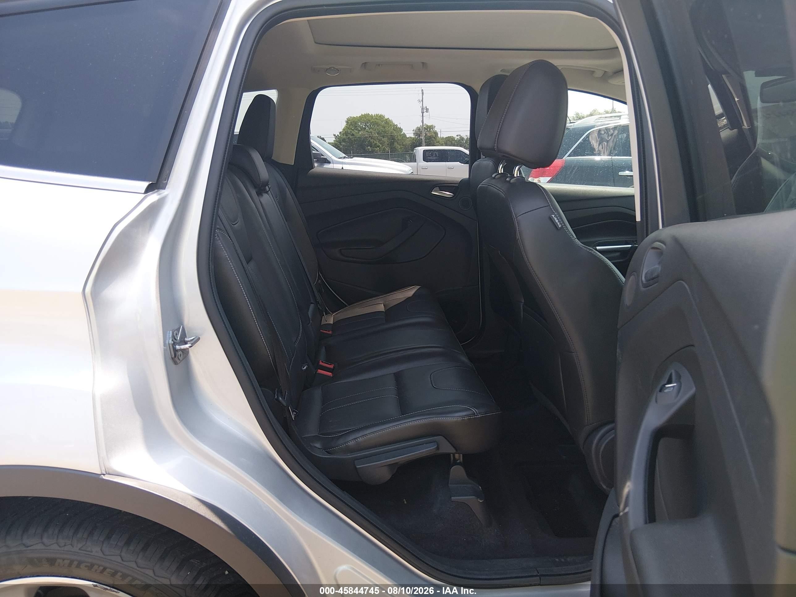 2013 Ford Escape Titanium Silver vin: 1FMCU0J96DUB00502