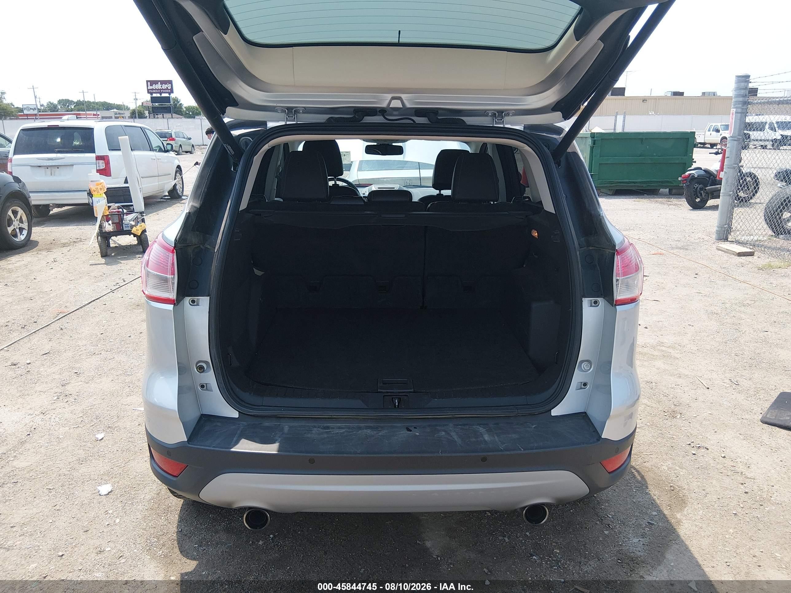2013 Ford Escape Titanium Silver vin: 1FMCU0J96DUB00502