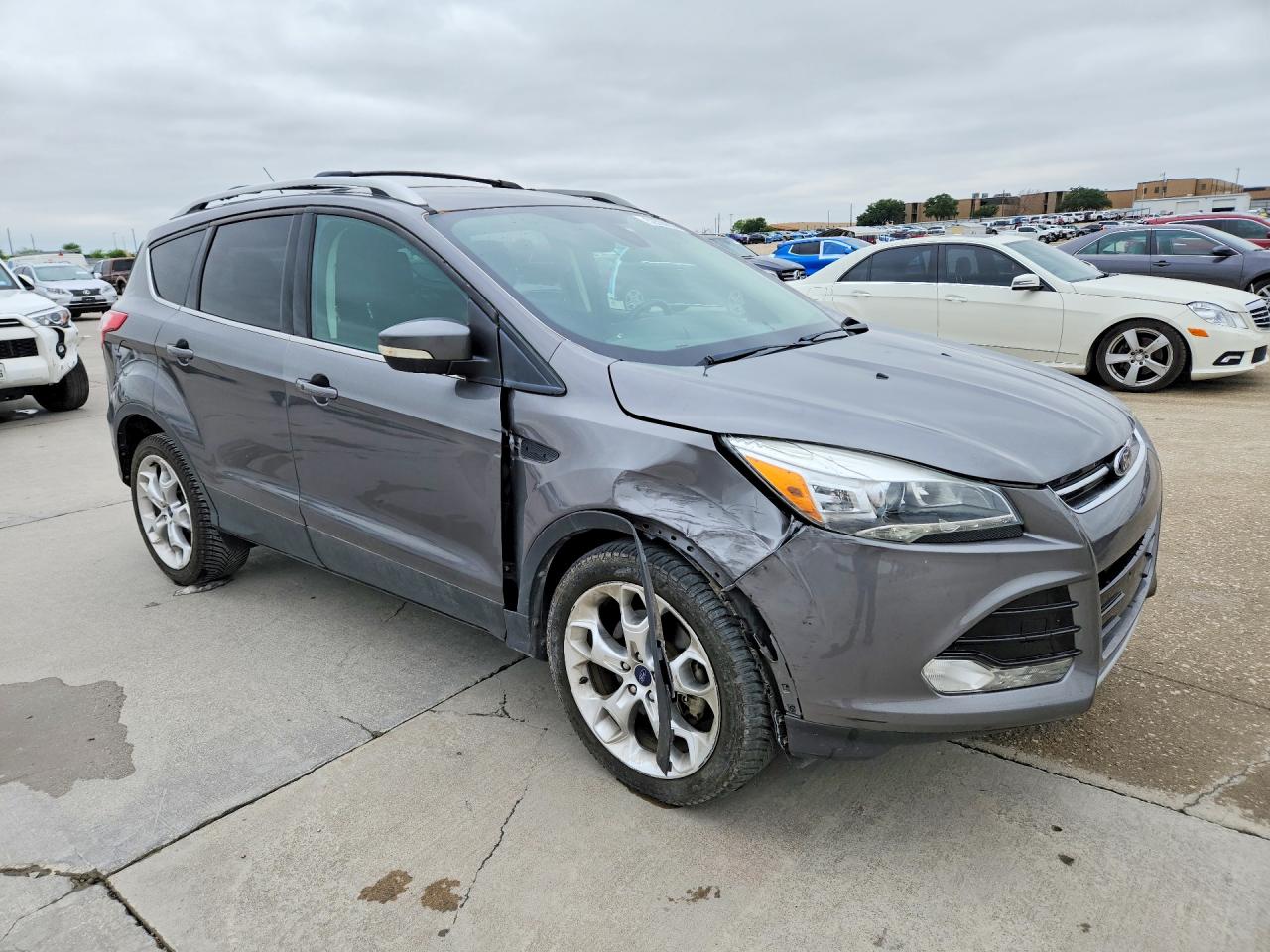 2013 Ford Escape Titanium Gray vin: 1FMCU0J96DUB30759