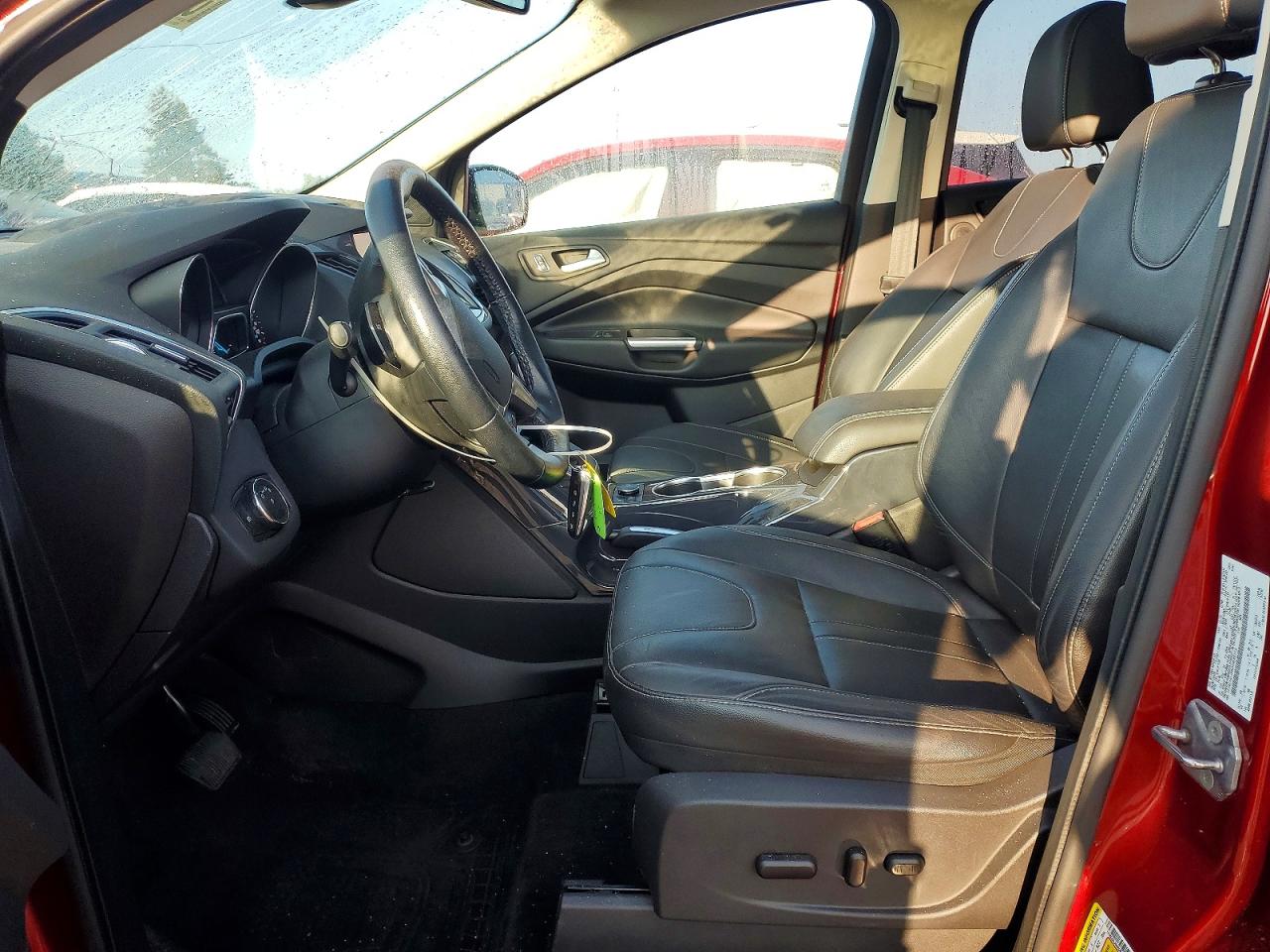 2013 Ford Escape Titanium Red vin: 1FMCU0J96DUB45312