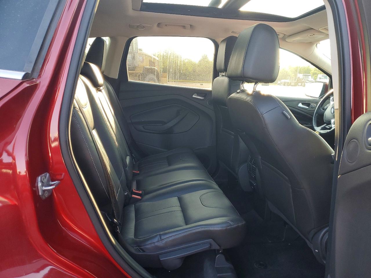 2013 Ford Escape Titanium Red vin: 1FMCU0J96DUB45312