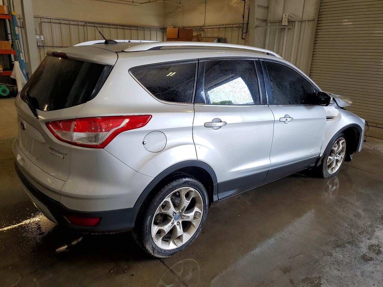 2013 Ford Escape Titanium Silver vin: 1FMCU0J96DUC55745
