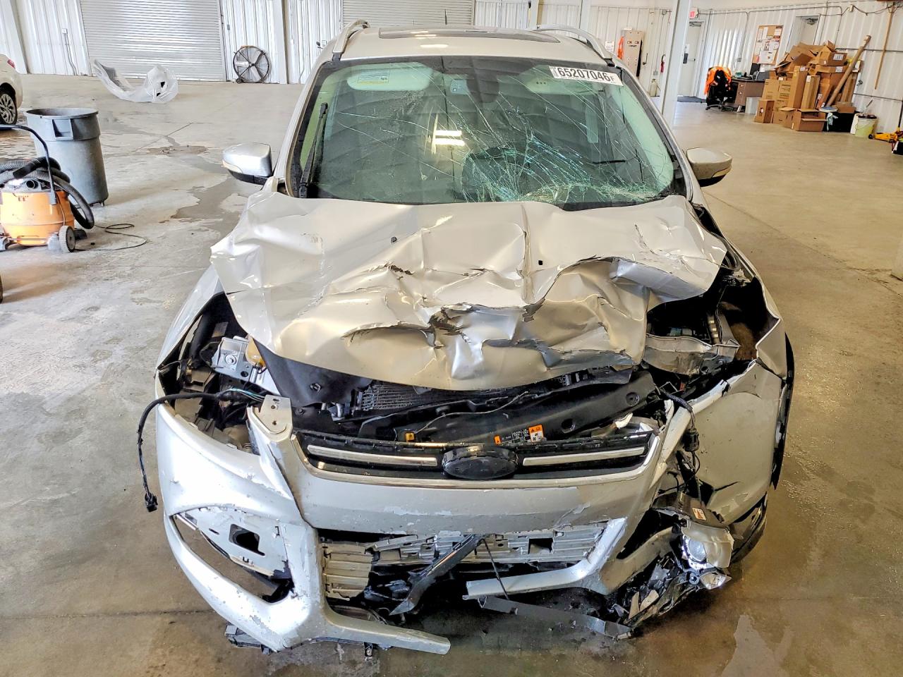 2013 Ford Escape Titanium Silver vin: 1FMCU0J96DUC55745