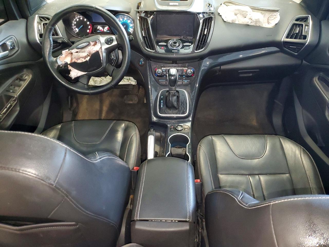 2013 Ford Escape Titanium Silver vin: 1FMCU0J96DUC55745