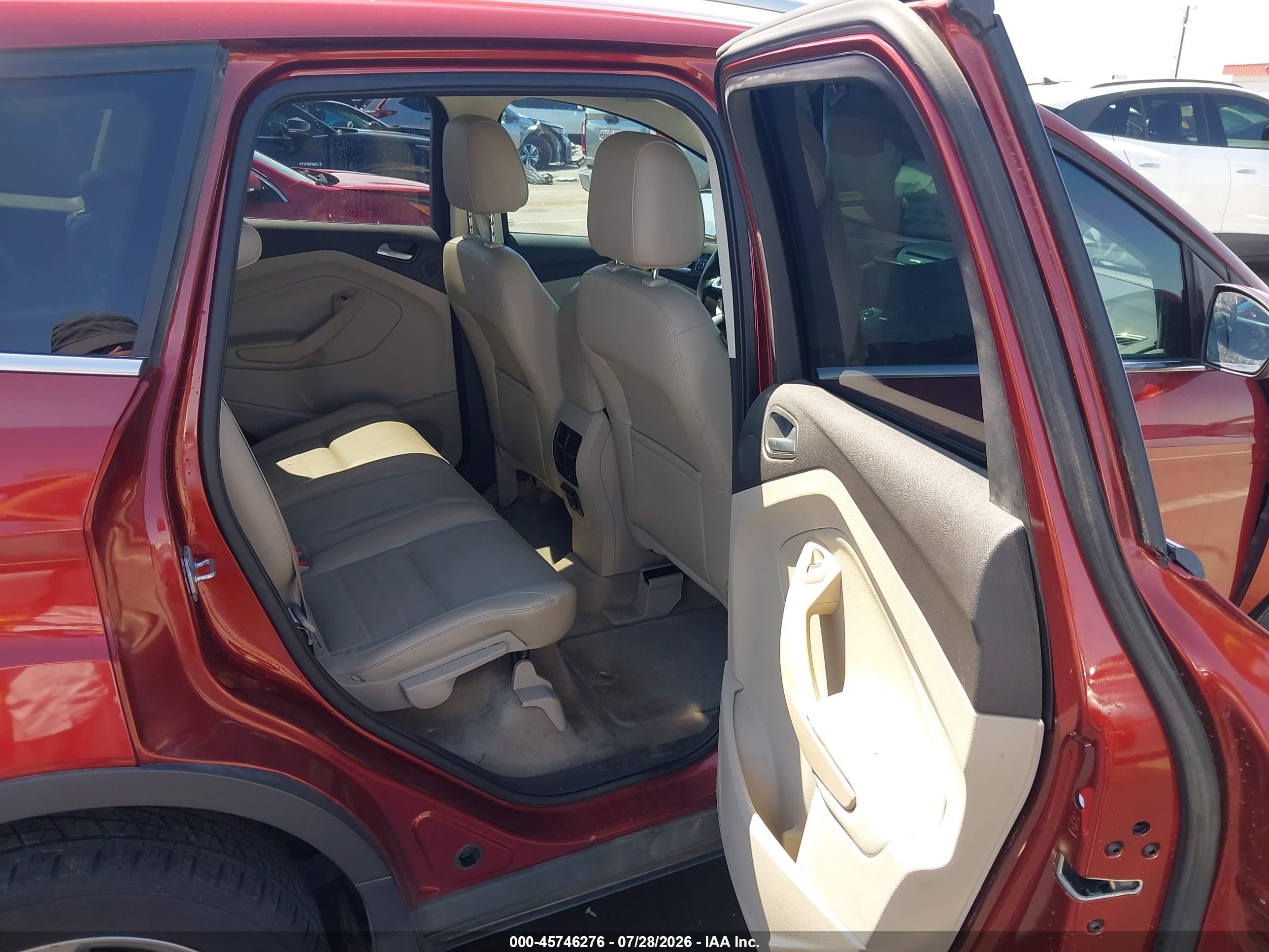 2014 Ford Escape Titanium Orange vin: 1FMCU0J96EUA05648
