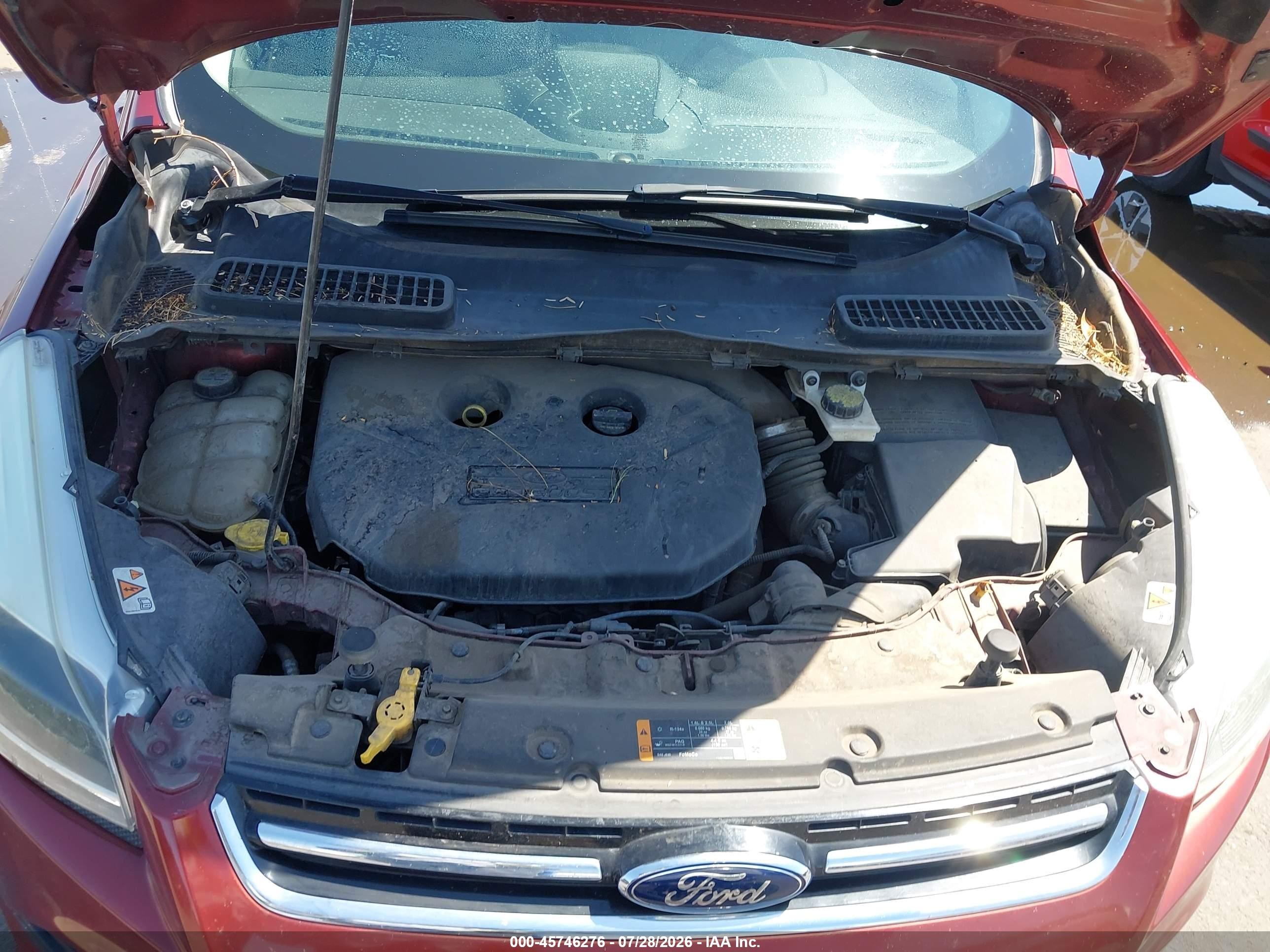 2014 Ford Escape Titanium Orange vin: 1FMCU0J96EUA05648
