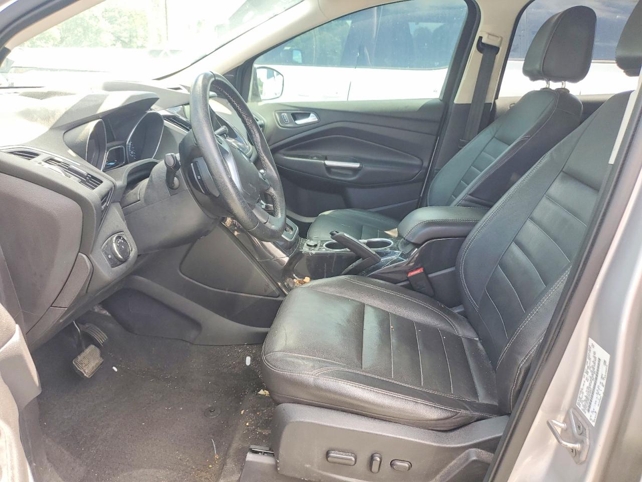 2014 Ford Escape Titanium Silver vin: 1FMCU0J96EUB38961