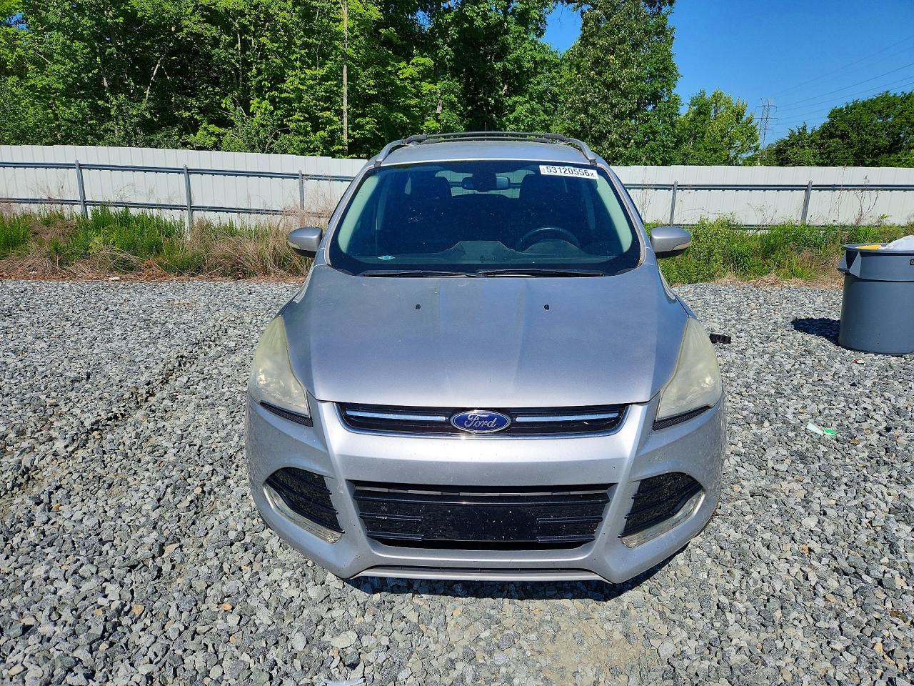 2014 Ford Escape Titanium Silver vin: 1FMCU0J96EUB38961
