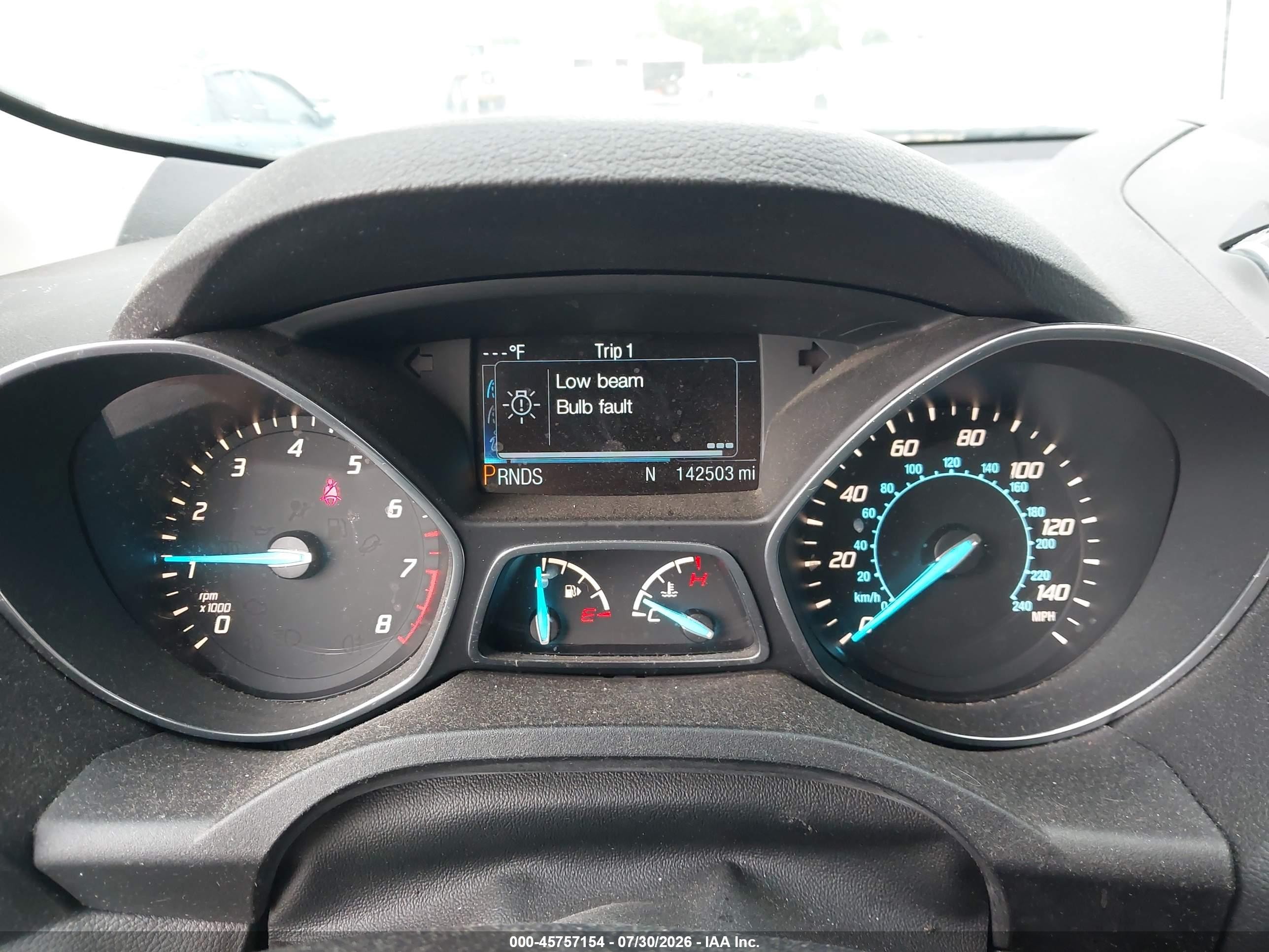 2014 Ford Escape Titanium White vin: 1FMCU0J96EUB66274