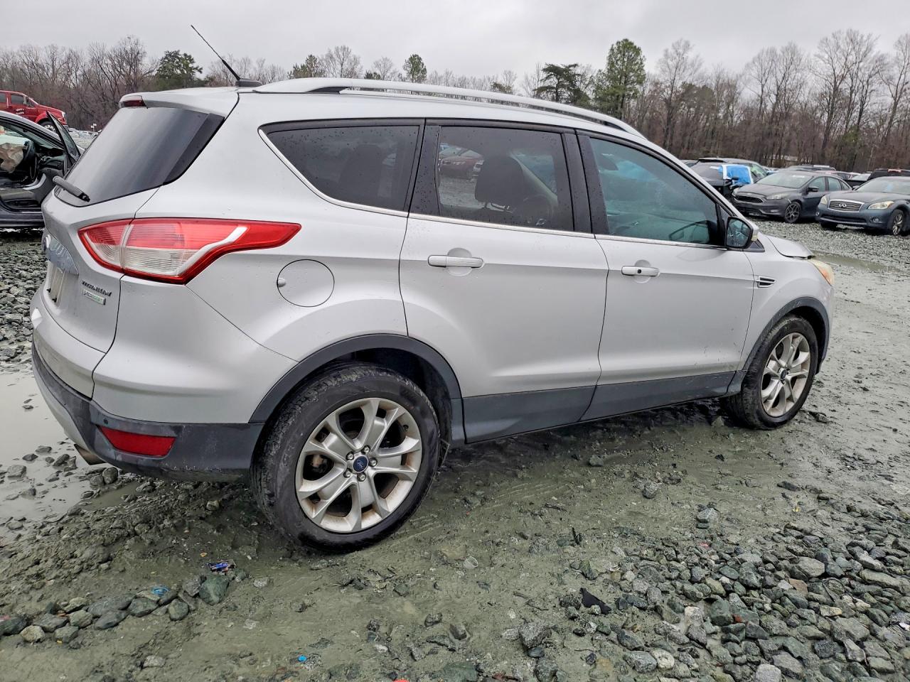 2014 Ford Escort Gray vin: 1FMCU0J96EUB73662