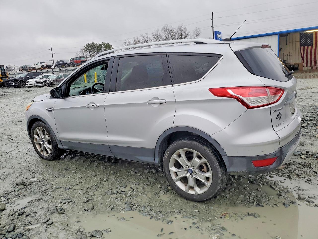 2014 Ford Escort Gray vin: 1FMCU0J96EUB73662