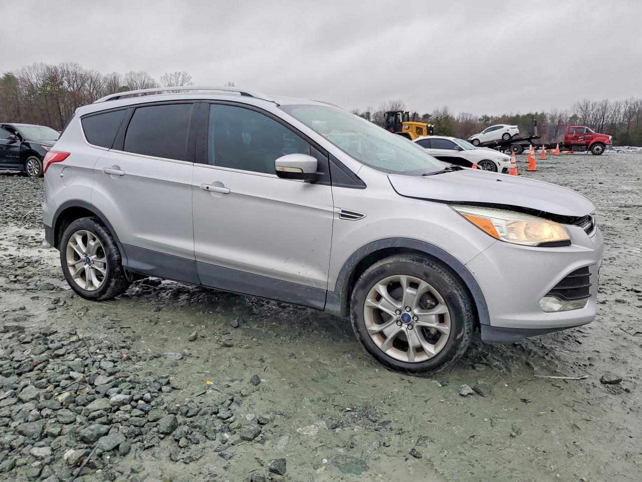 2014 Ford Escort Gray vin: 1FMCU0J96EUB73662