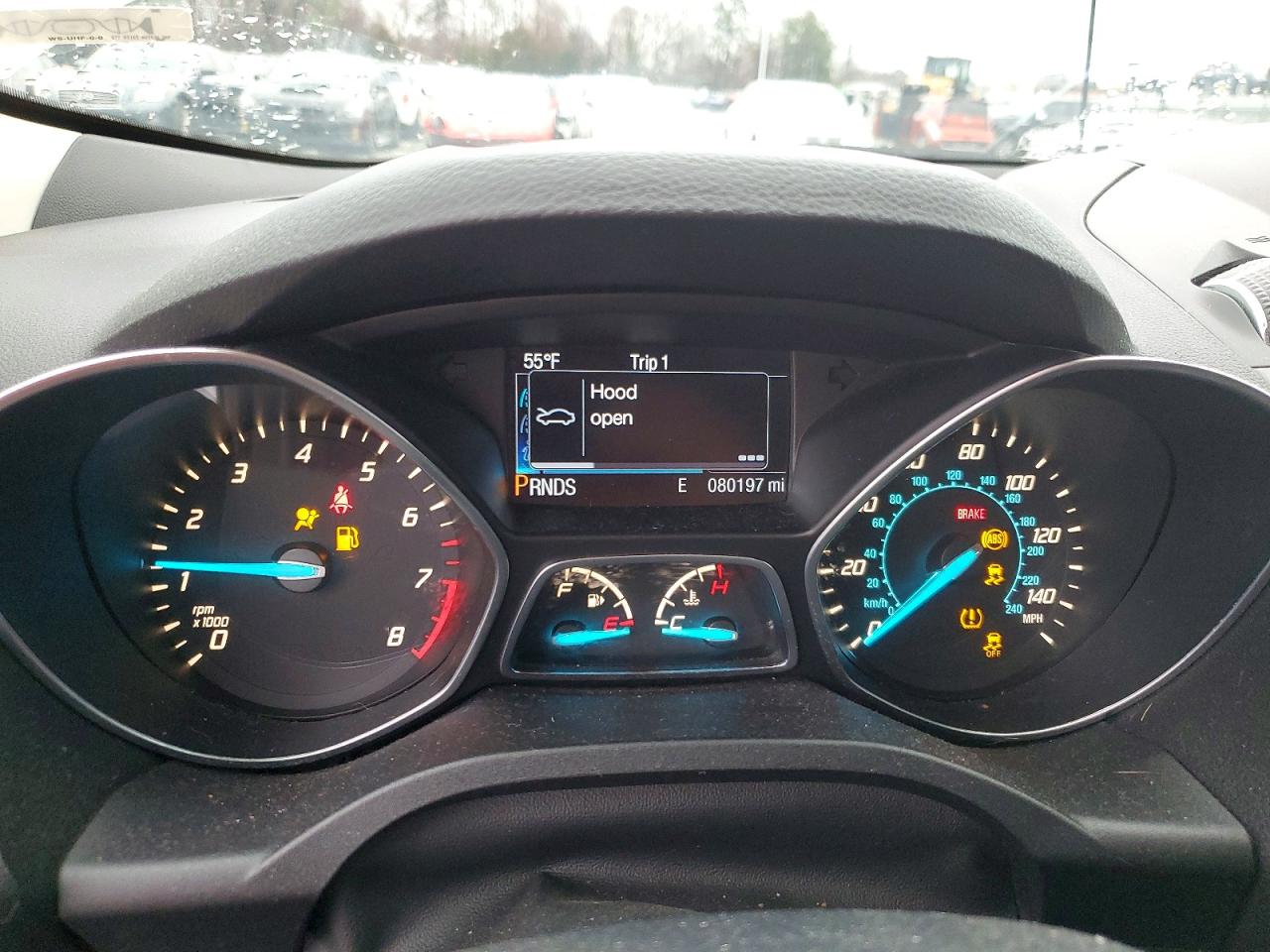 2014 Ford Escort Gray vin: 1FMCU0J96EUB73662