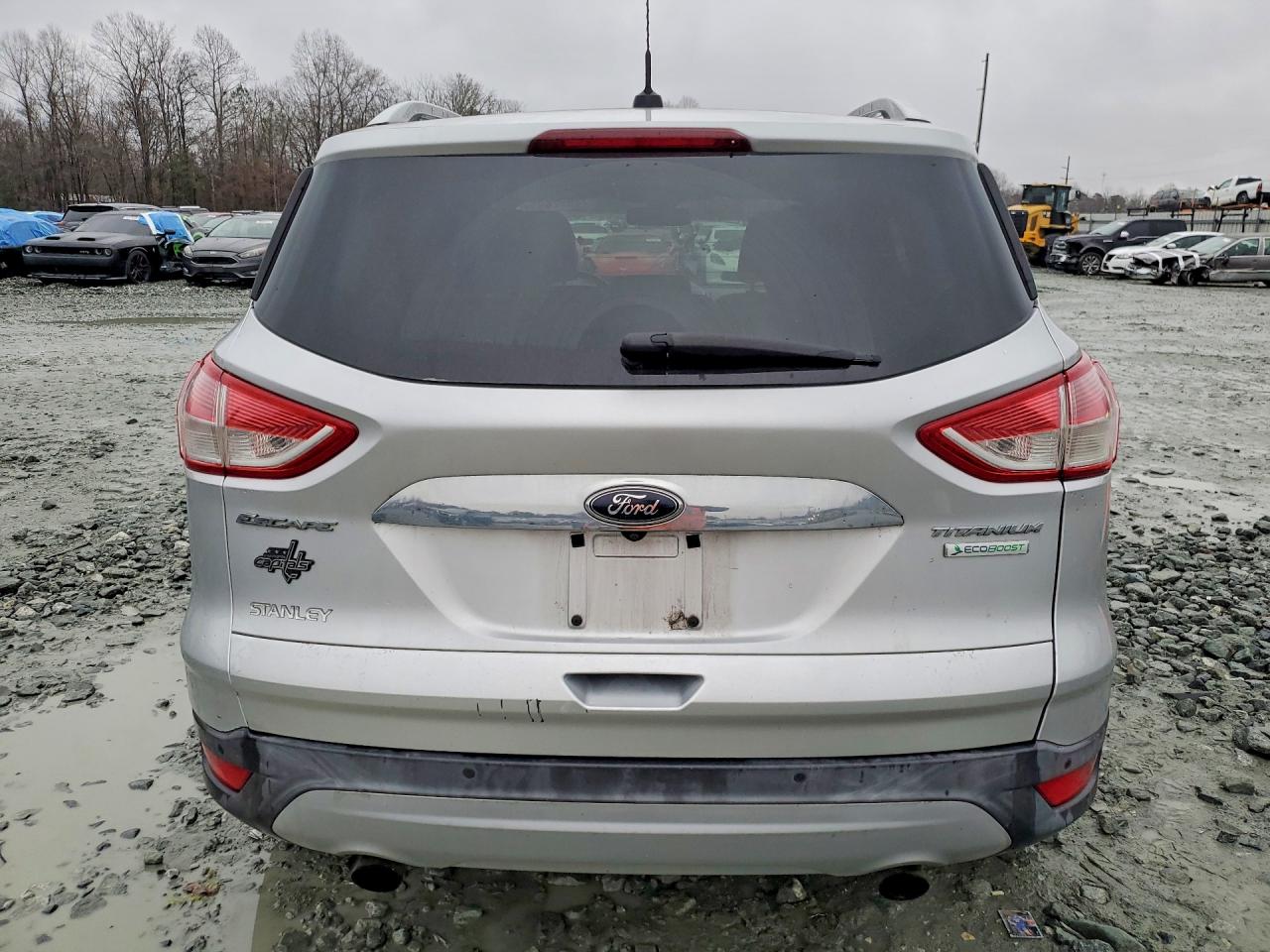 2014 Ford Escort Gray vin: 1FMCU0J96EUB73662