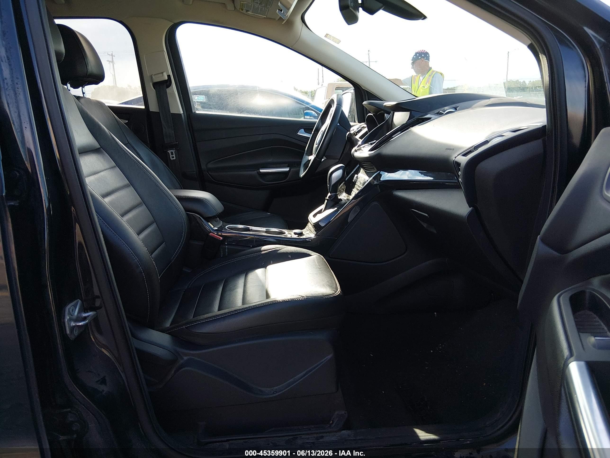 2014 Ford Escape Titanium Black vin: 1FMCU0J96EUD24502