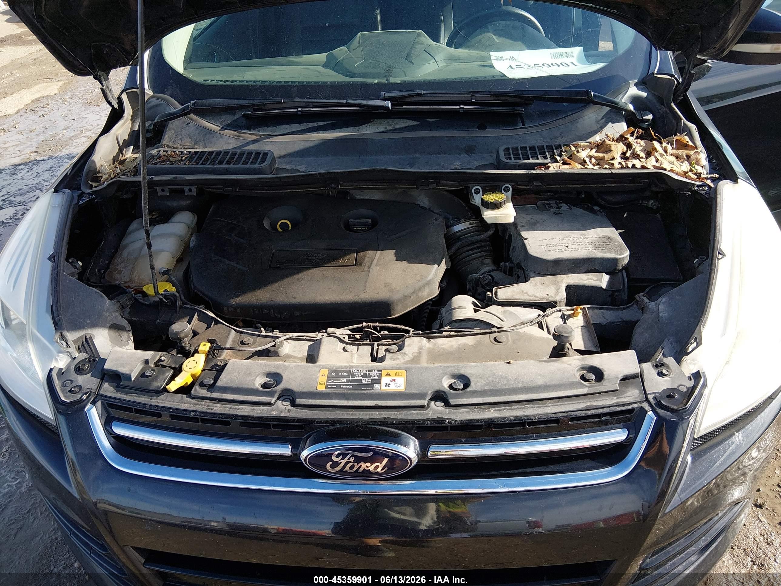 2014 Ford Escape Titanium Black vin: 1FMCU0J96EUD24502