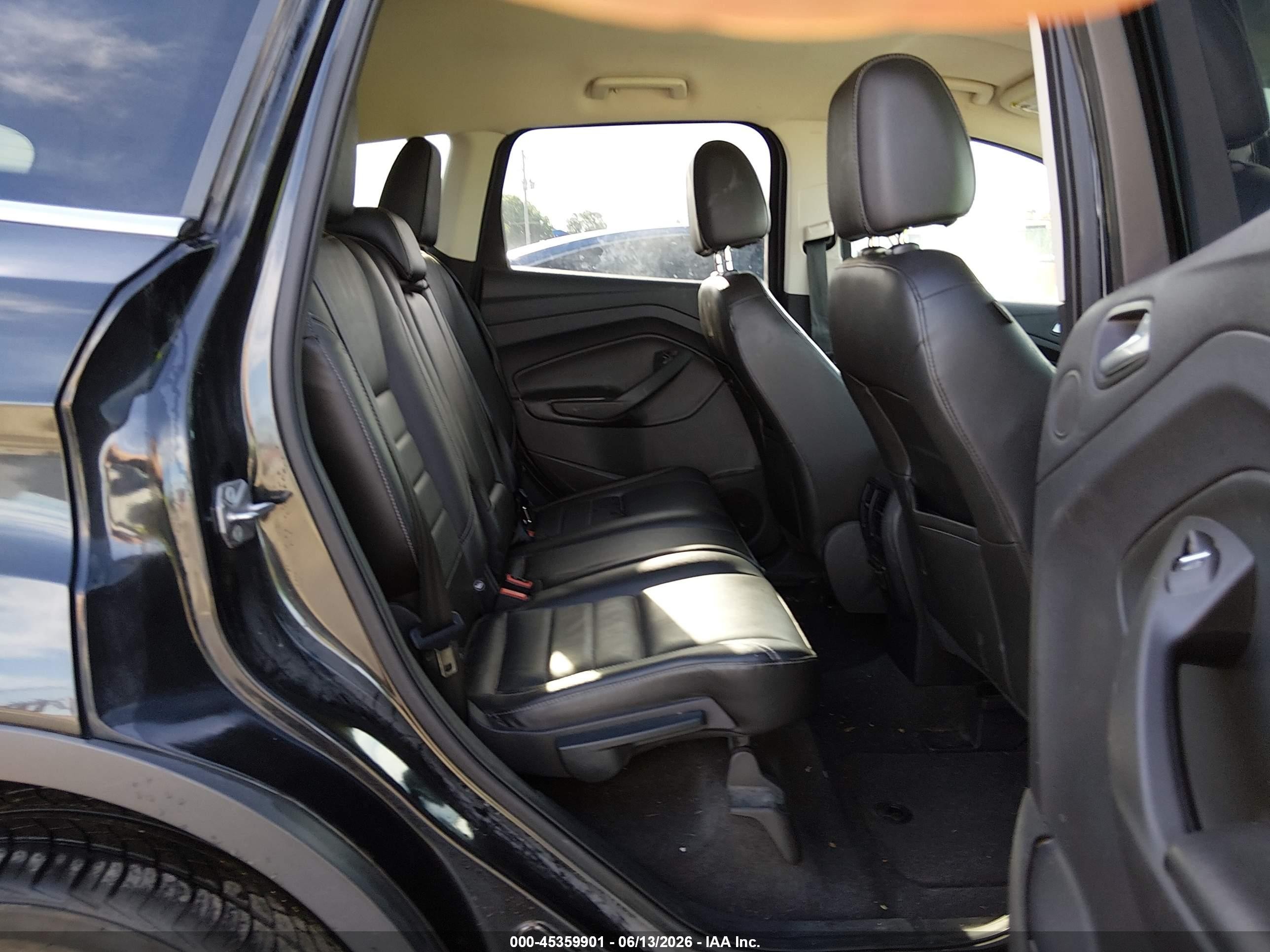 2014 Ford Escape Titanium Black vin: 1FMCU0J96EUD24502
