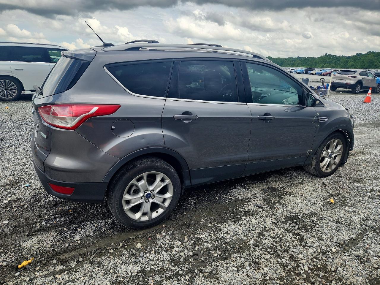 2014 Ford Escape Titanium Gray vin: 1FMCU0J96EUD63154