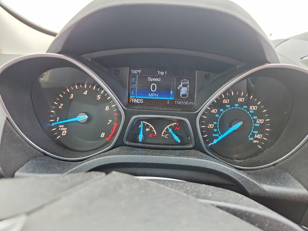 2014 Ford Escape Titanium White vin: 1FMCU0J96EUE22073