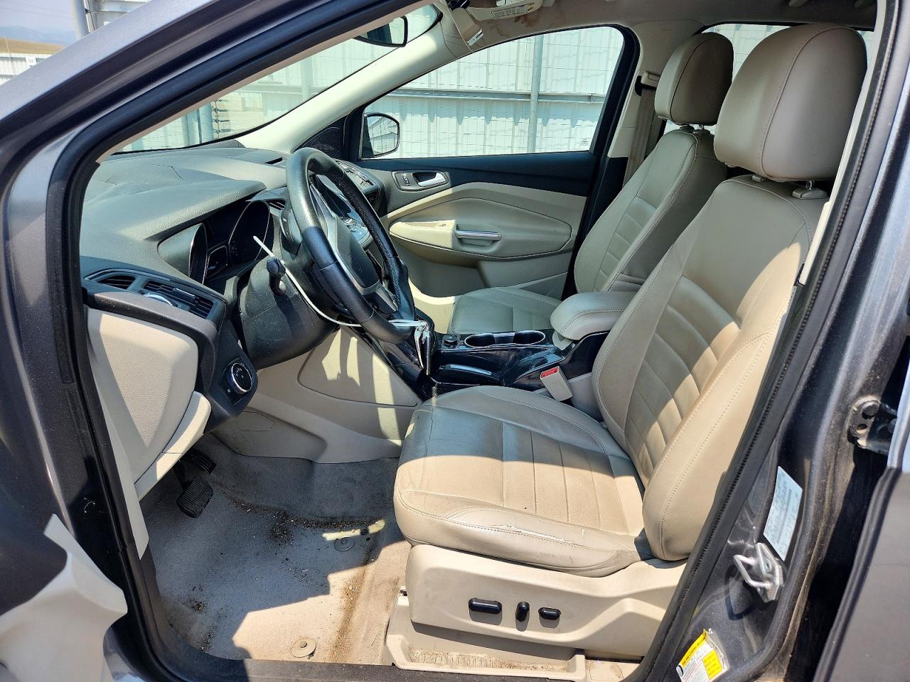 2014 Ford Escape Titanium Gray vin: 1FMCU0J96EUE25197
