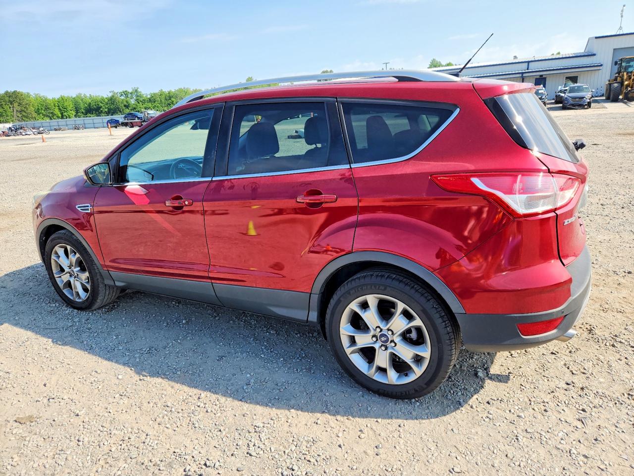 2015 Ford Escape Titanium Burgundy vin: 1FMCU0J96FUA14481
