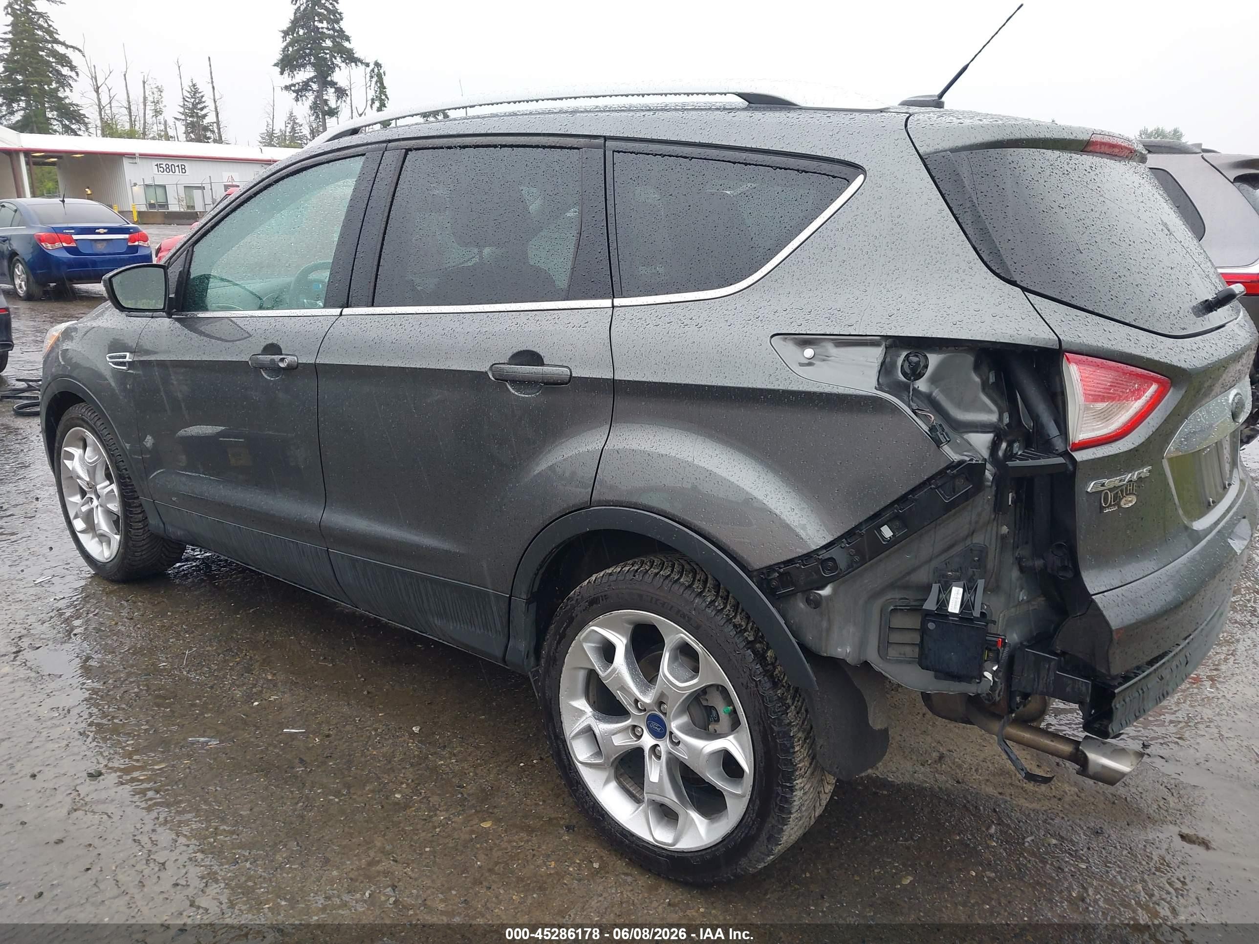 2015 Ford Escape Titanium Gray vin: 1FMCU0J96FUB14113