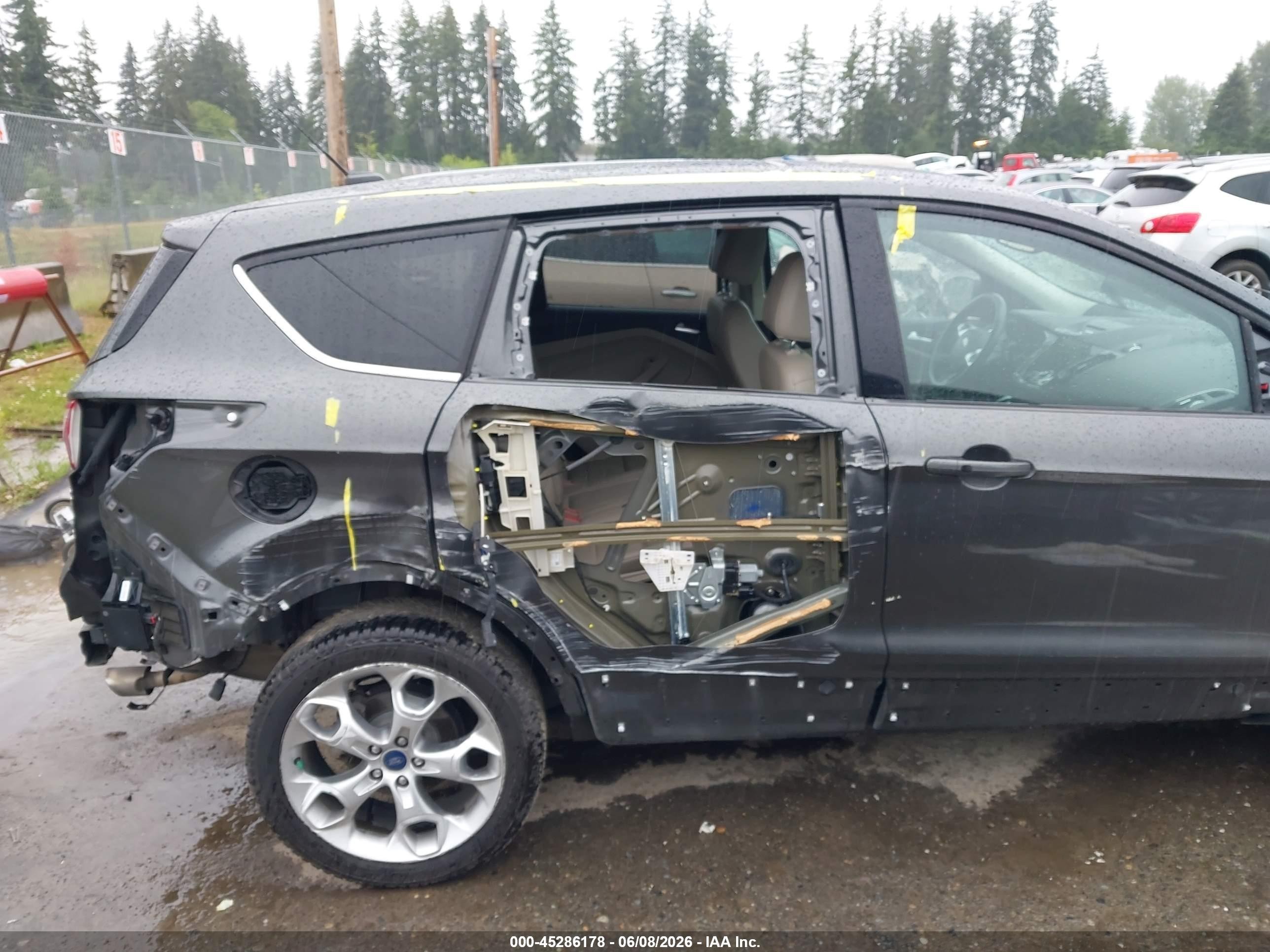 2015 Ford Escape Titanium Gray vin: 1FMCU0J96FUB14113