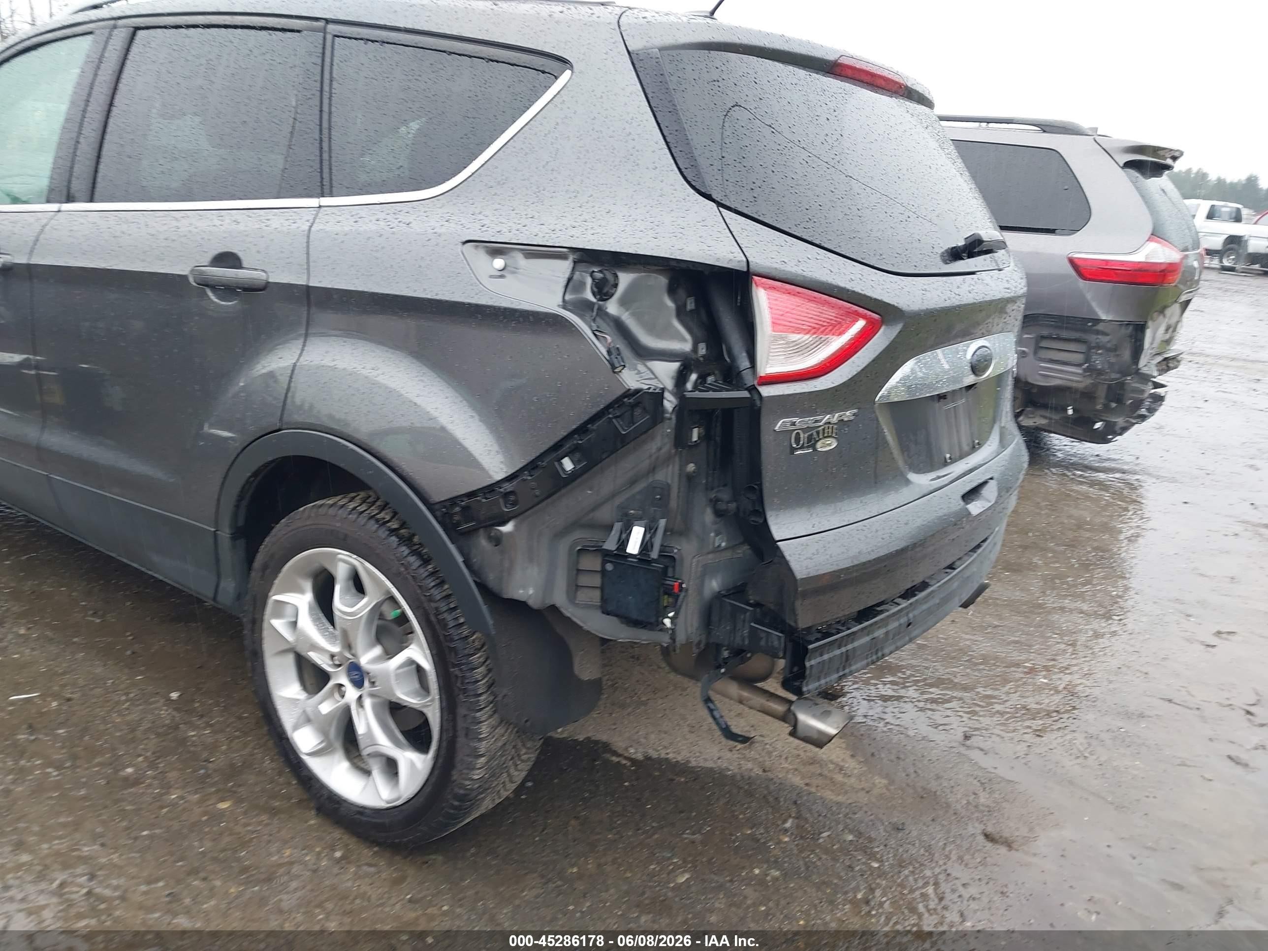 2015 Ford Escape Titanium Gray vin: 1FMCU0J96FUB14113
