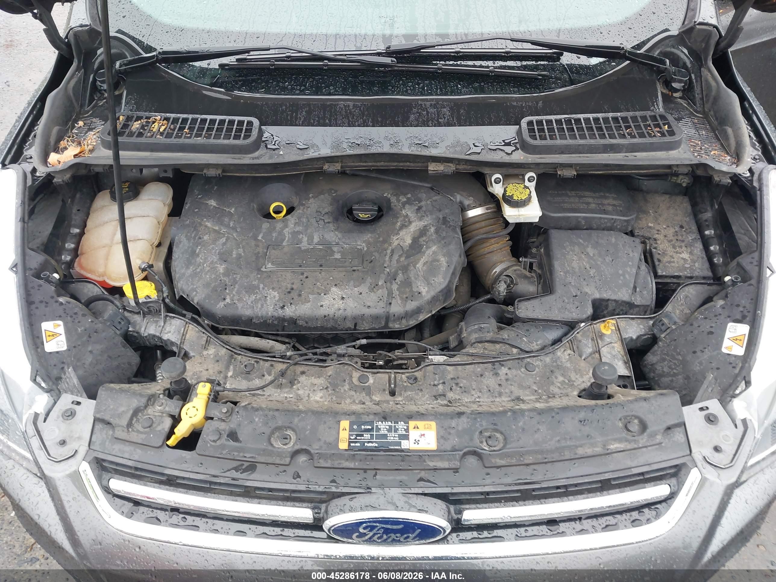 2015 Ford Escape Titanium Gray vin: 1FMCU0J96FUB14113