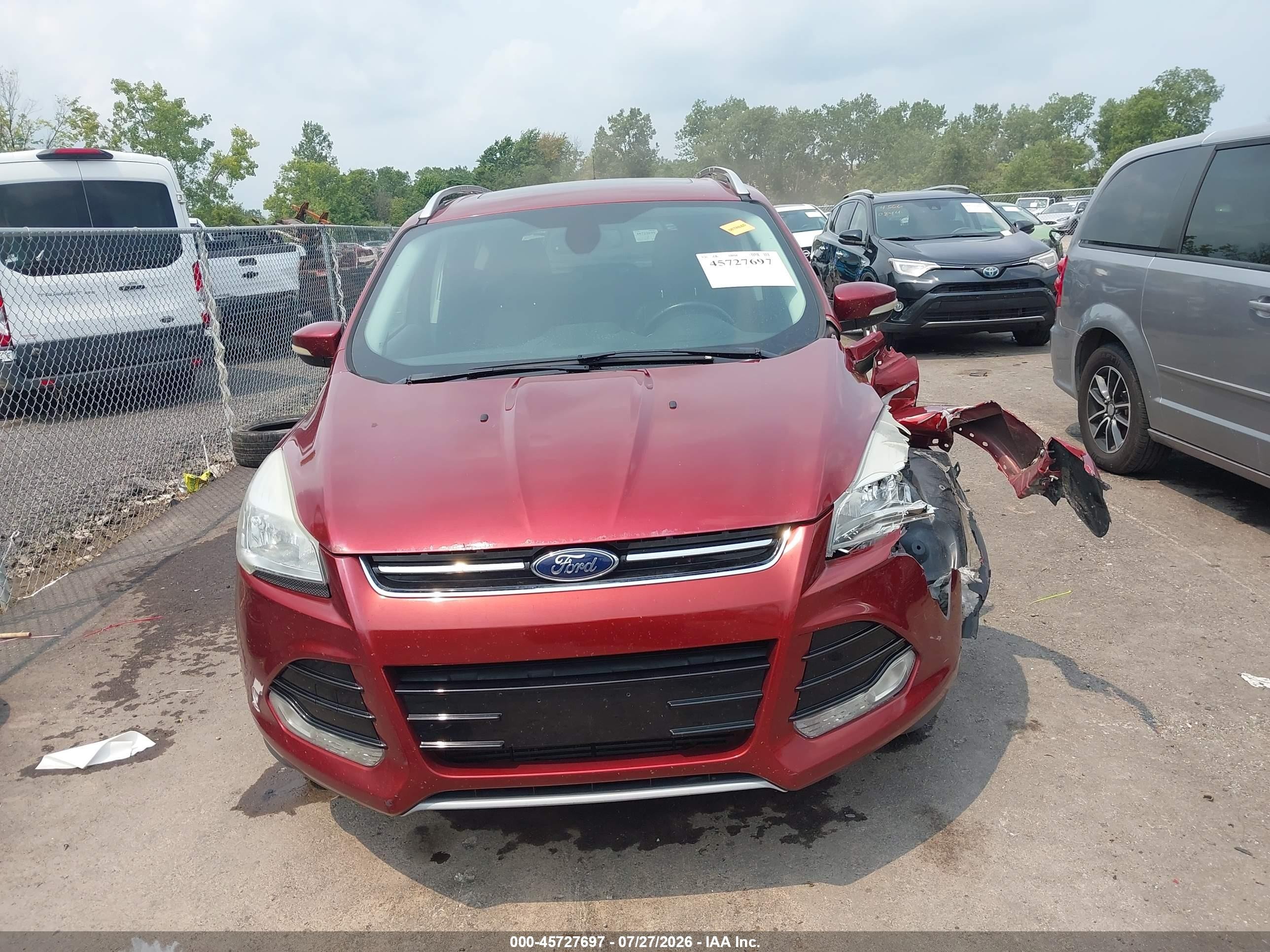 2015 Ford Escape Titanium Orange vin: 1FMCU0J96FUB75266