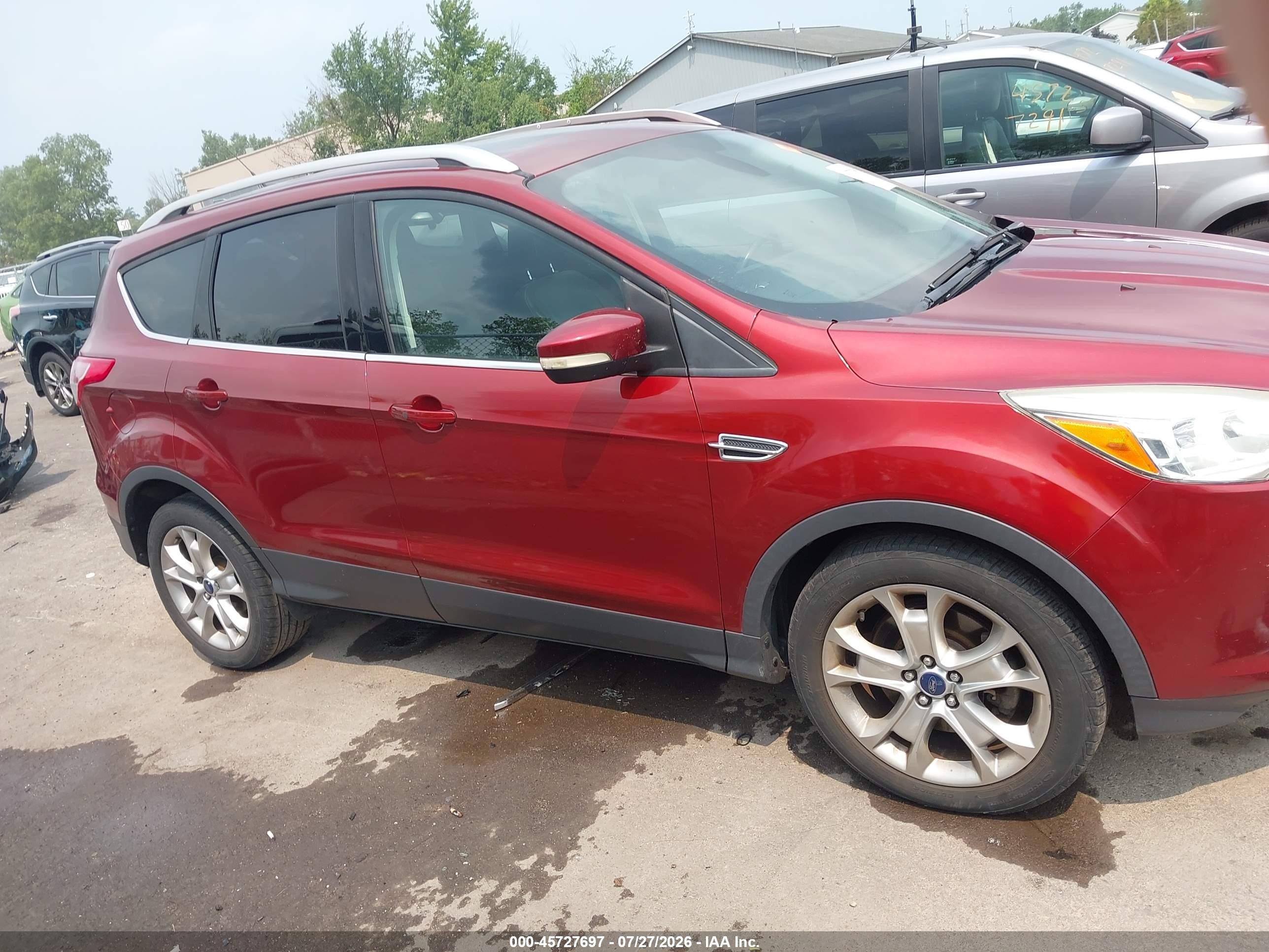 2015 Ford Escape Titanium Orange vin: 1FMCU0J96FUB75266