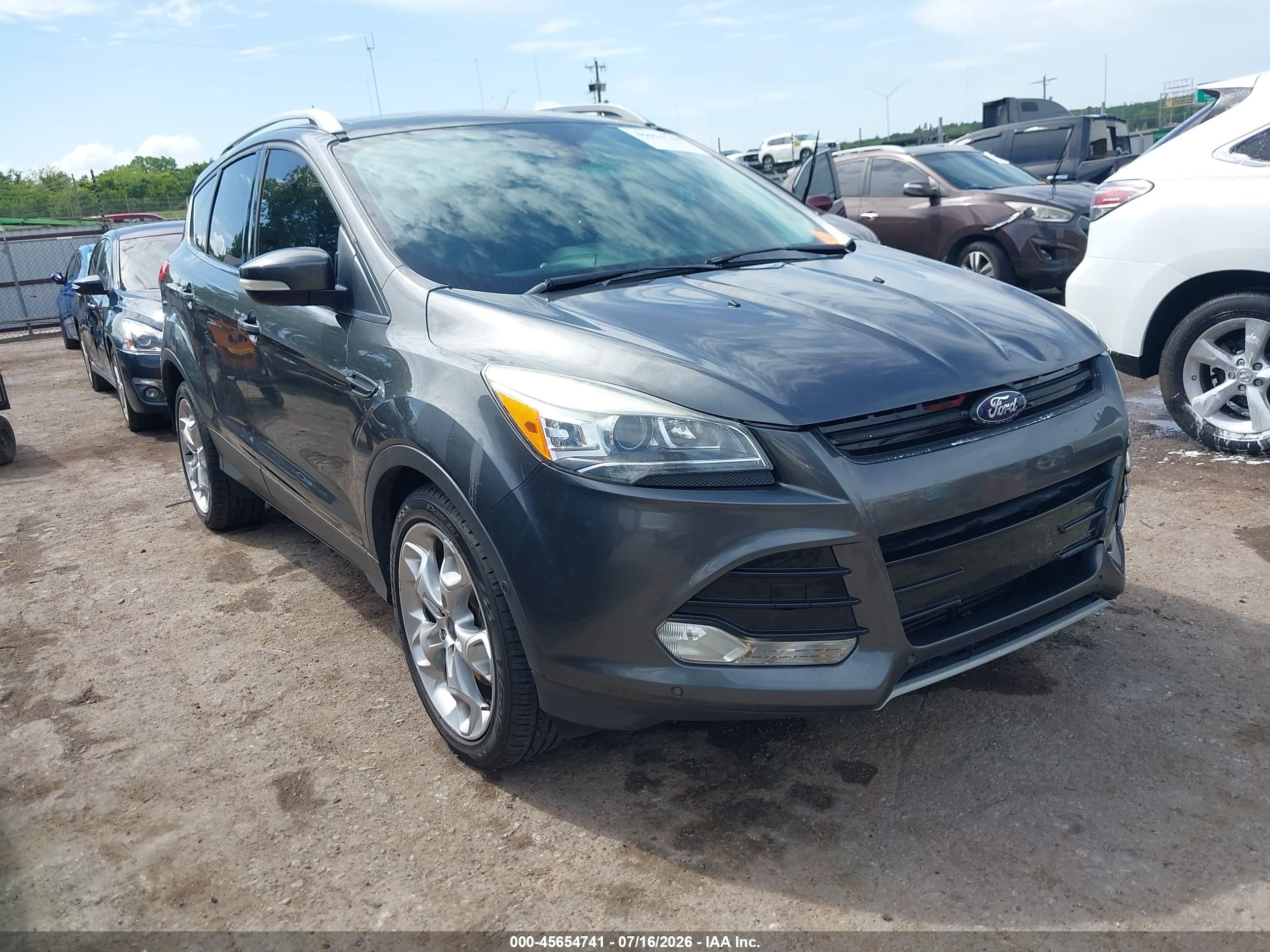 2015 Ford Escape Titanium Gray vin: 1FMCU0J96FUB80600