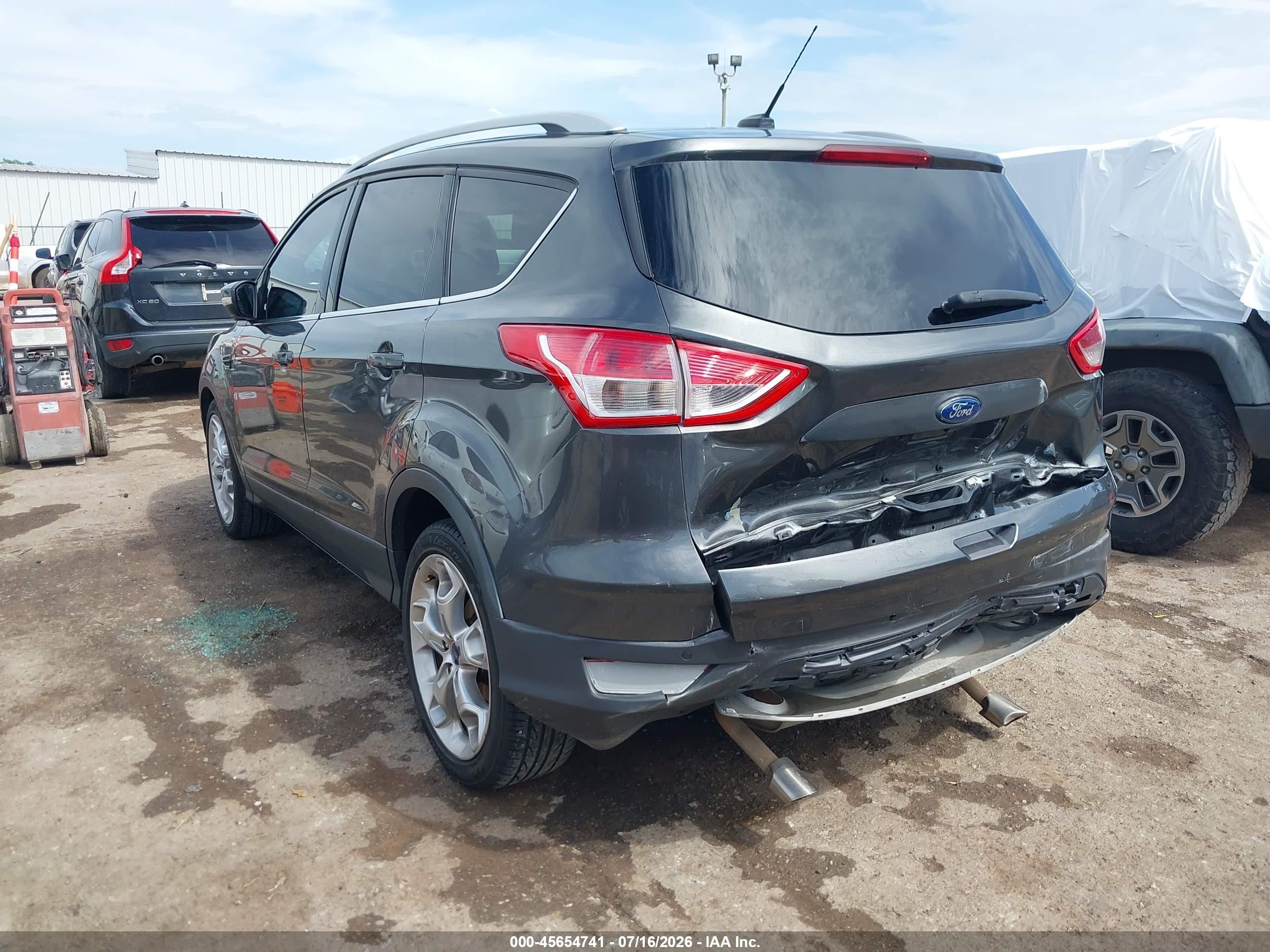 2015 Ford Escape Titanium Gray vin: 1FMCU0J96FUB80600