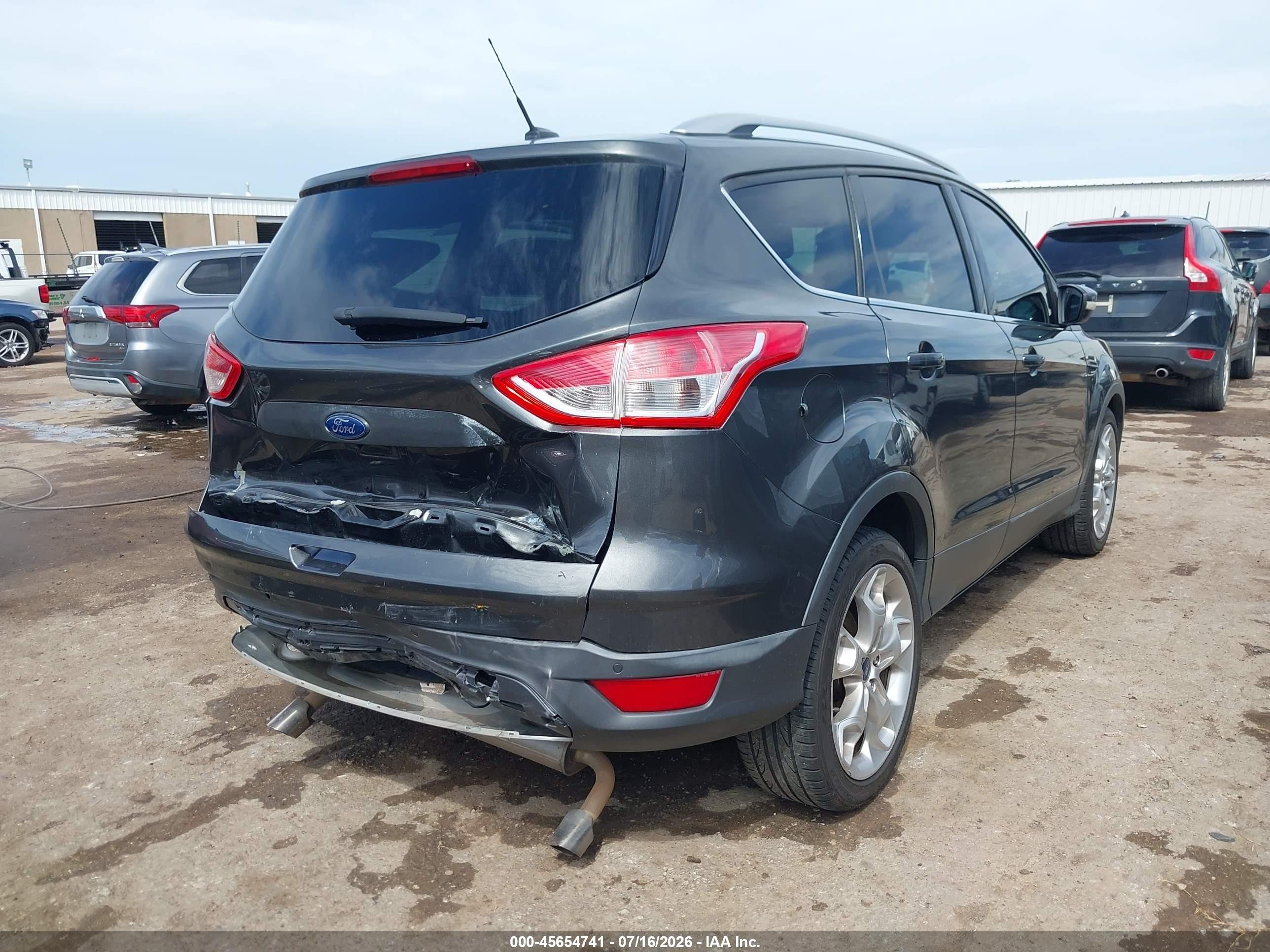 2015 Ford Escape Titanium Gray vin: 1FMCU0J96FUB80600