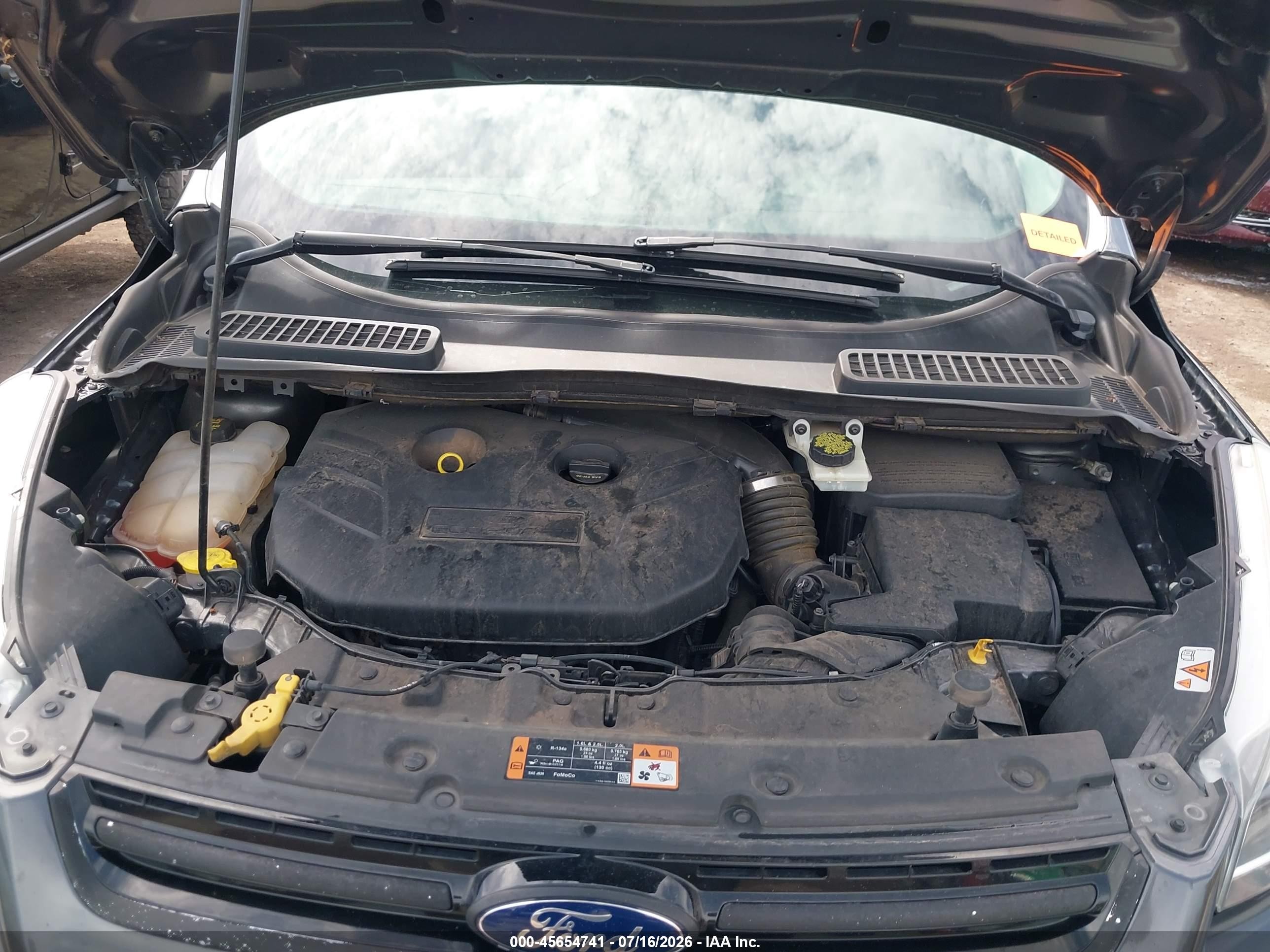2015 Ford Escape Titanium Gray vin: 1FMCU0J96FUB80600