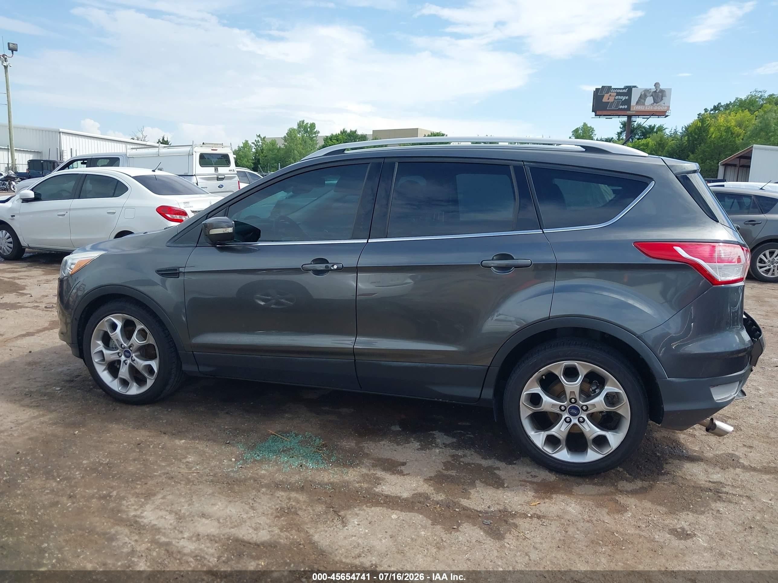 2015 Ford Escape Titanium Gray vin: 1FMCU0J96FUB80600