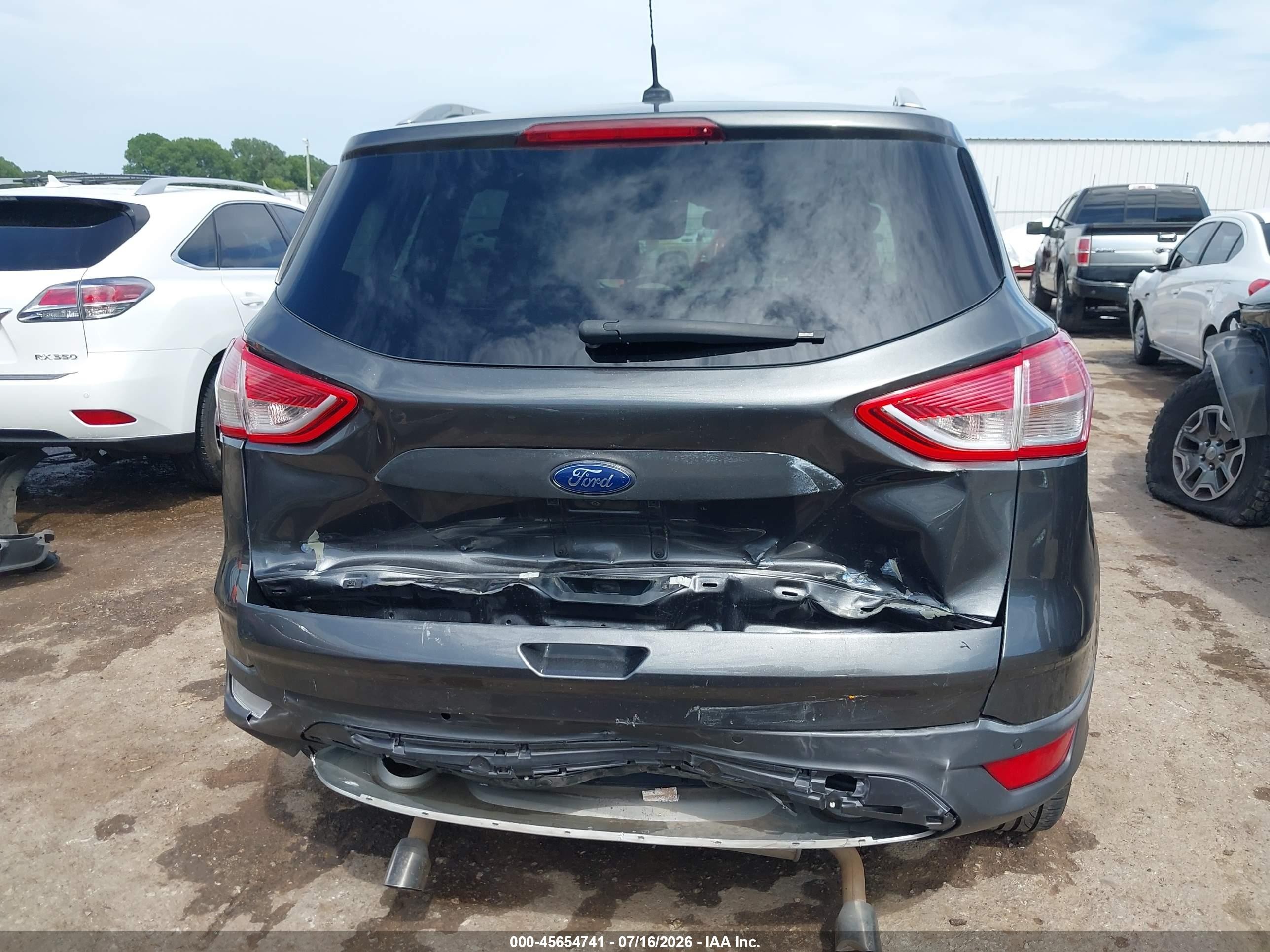 2015 Ford Escape Titanium Gray vin: 1FMCU0J96FUB80600