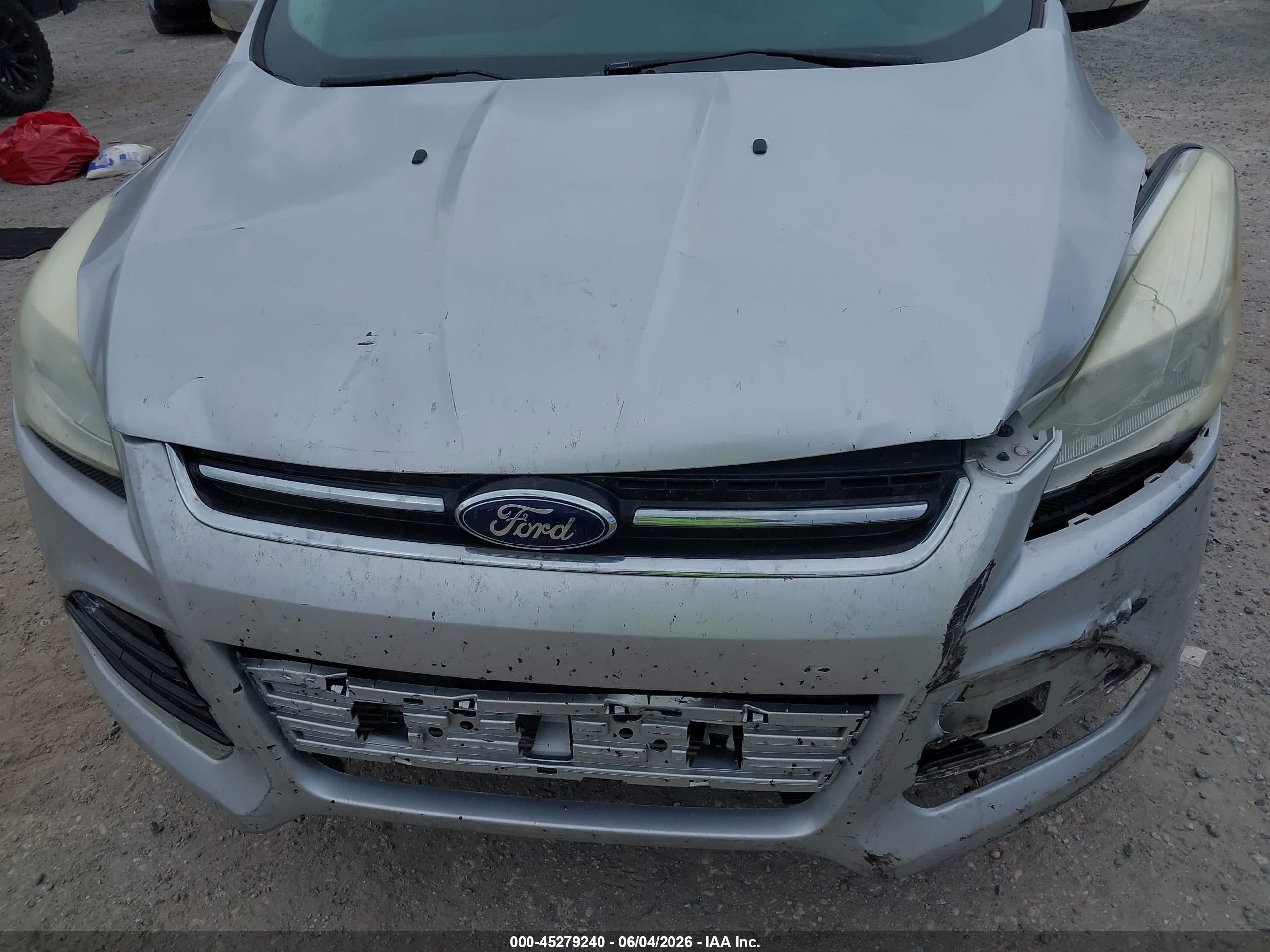 2015 Ford Escape Titanium Silver vin: 1FMCU0J96FUC40357