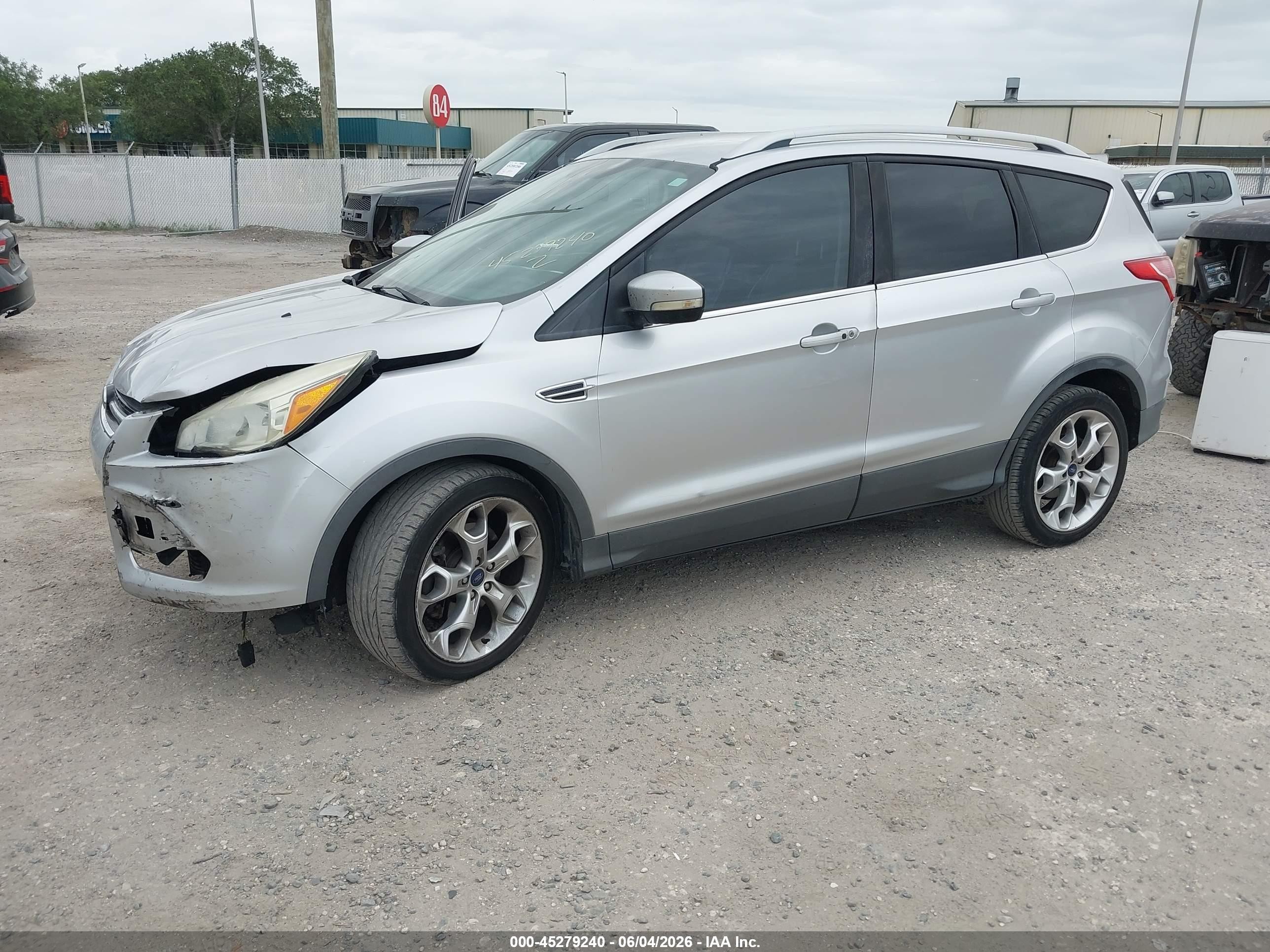 2015 Ford Escape Titanium Silver vin: 1FMCU0J96FUC40357