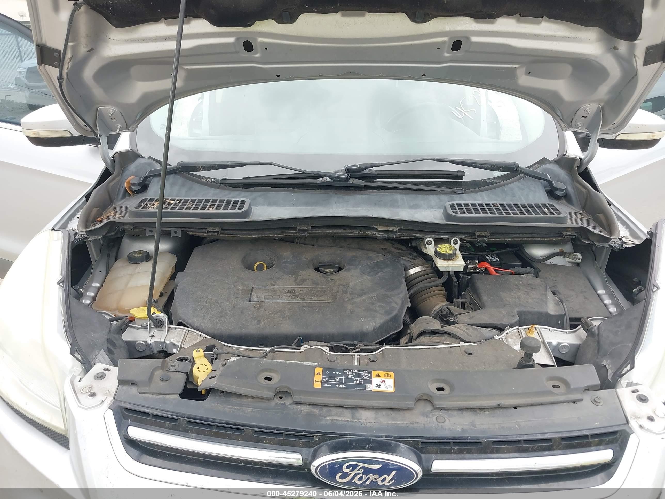 2015 Ford Escape Titanium Silver vin: 1FMCU0J96FUC40357