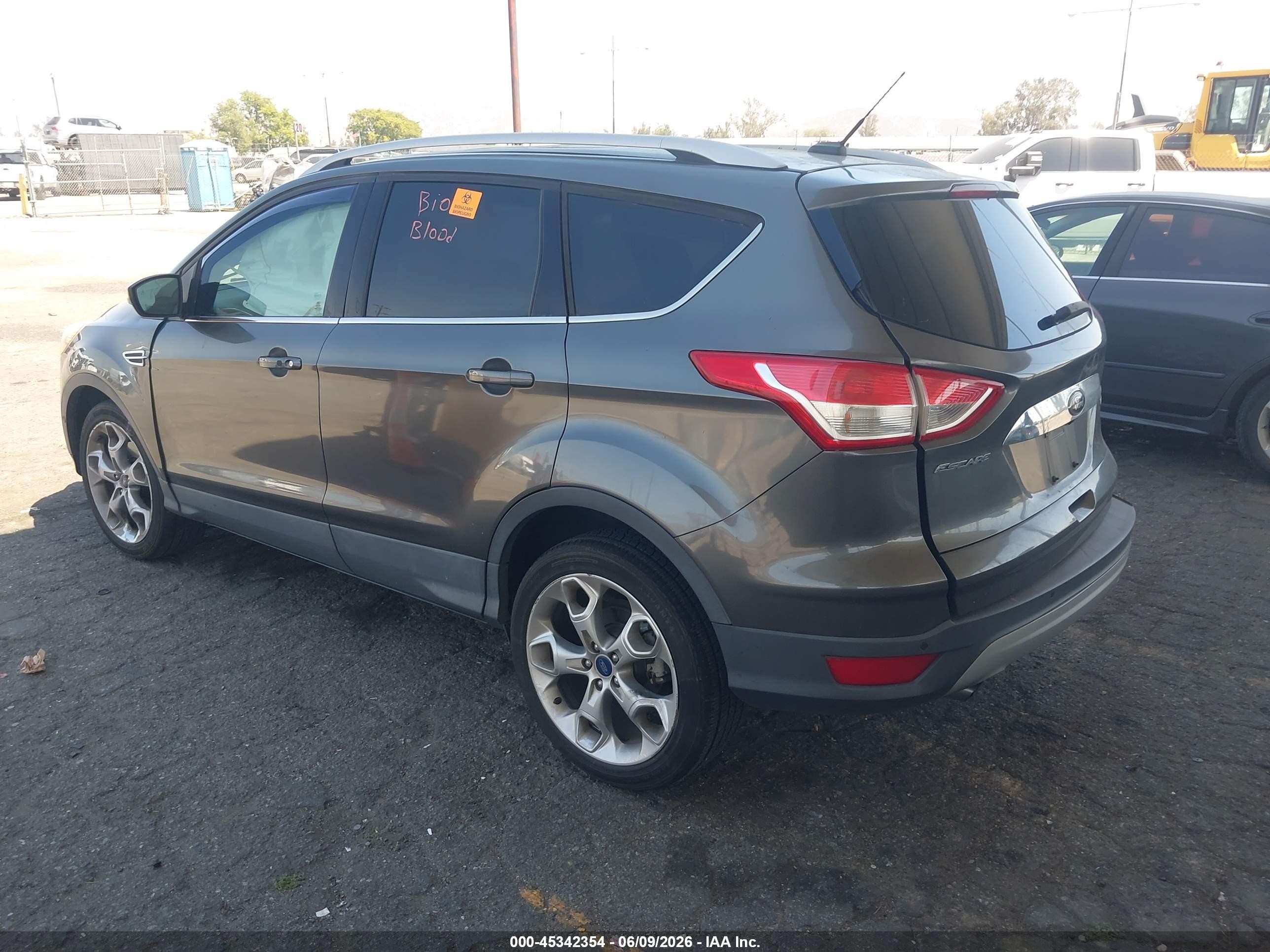 2015 Ford Escape Titanium Gray vin: 1FMCU0J96FUC80051