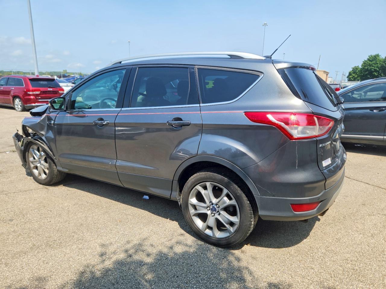 2015 Ford Escape Titanium Gray vin: 1FMCU0J96FUC86898