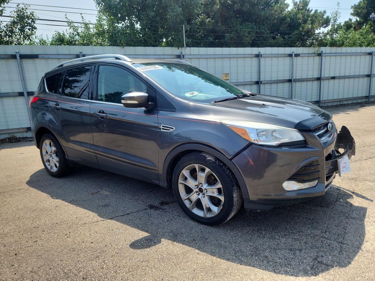 2015 Ford Escape Titanium Gray vin: 1FMCU0J96FUC86898
