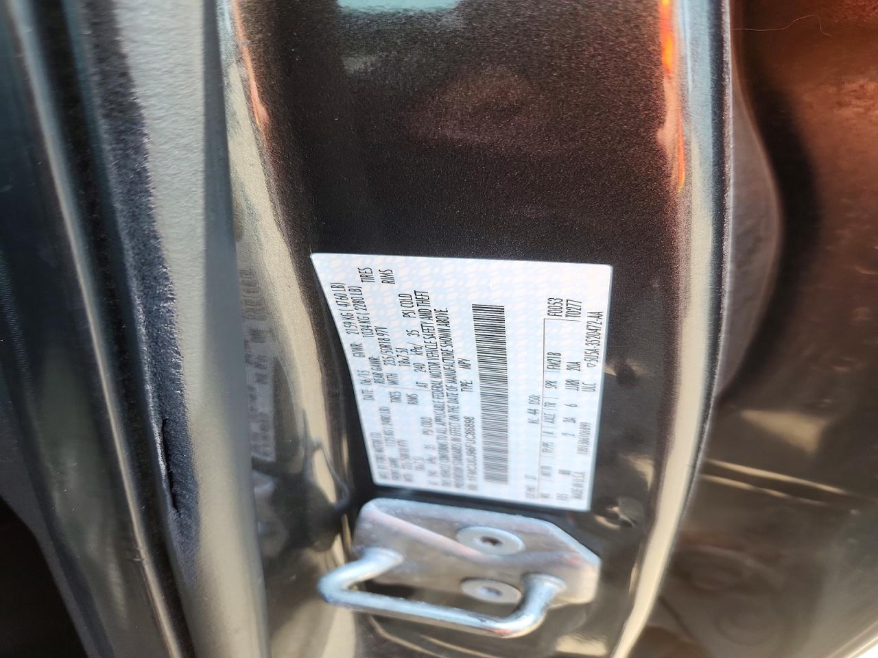2015 Ford Escape Titanium Gray vin: 1FMCU0J96FUC86898
