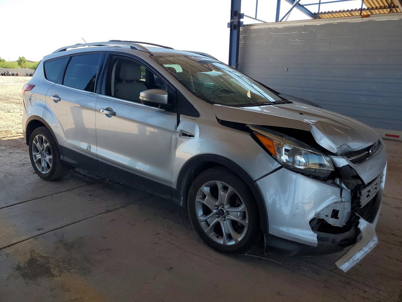 2016 Ford Escape Titanium Silver vin: 1FMCU0J96GUB15862